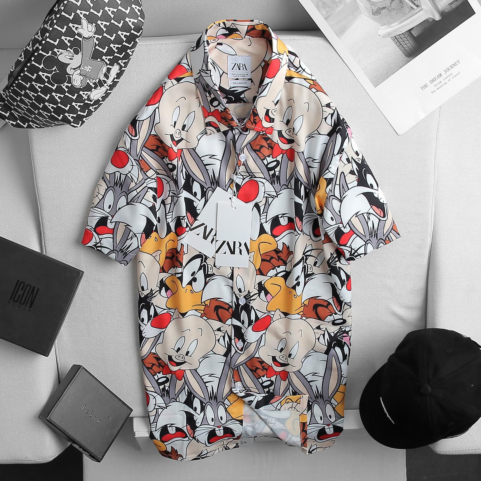 Áo sơ mi Ngắn Tay Zara disney 5M