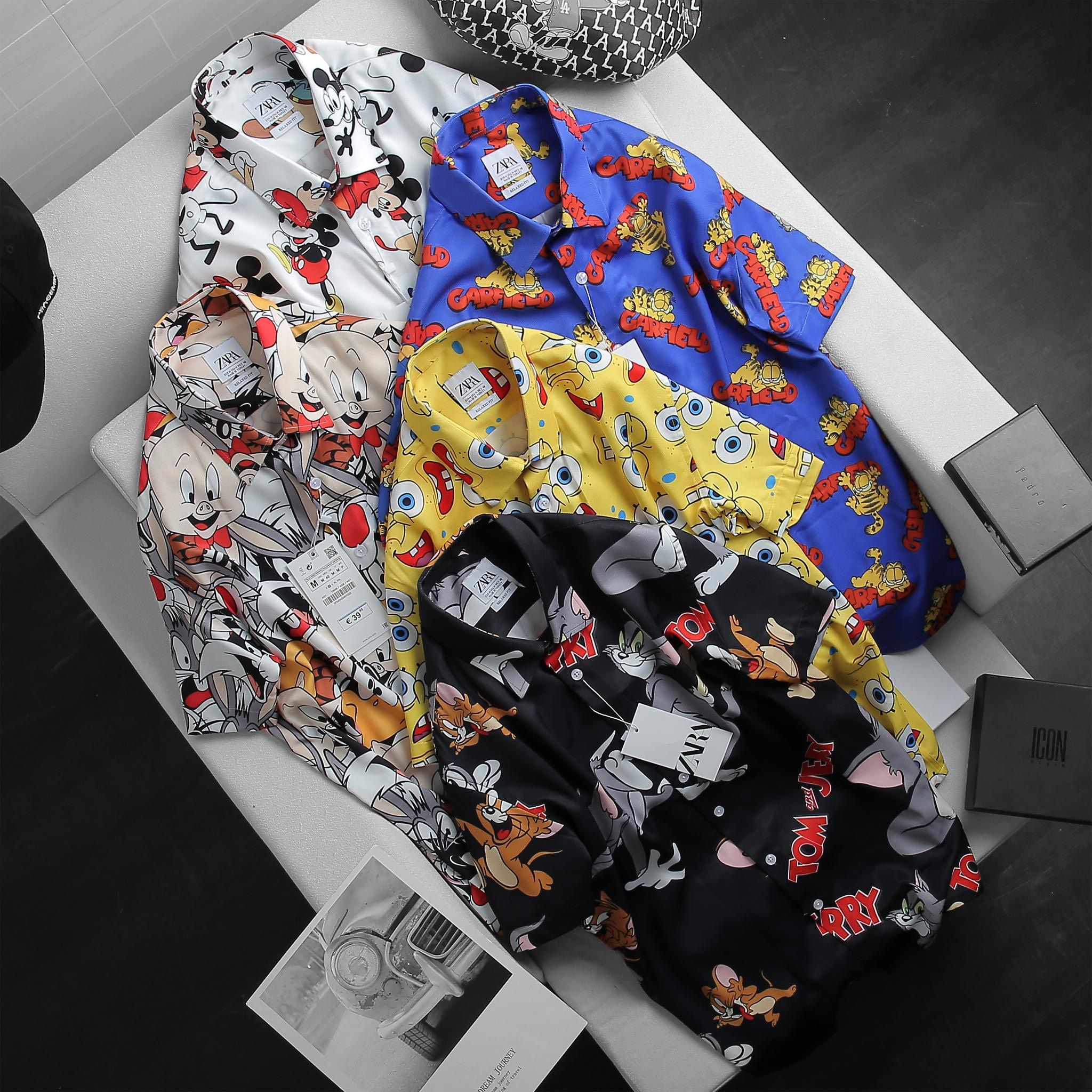 Áo sơ mi Ngắn Tay Zara disney 5M