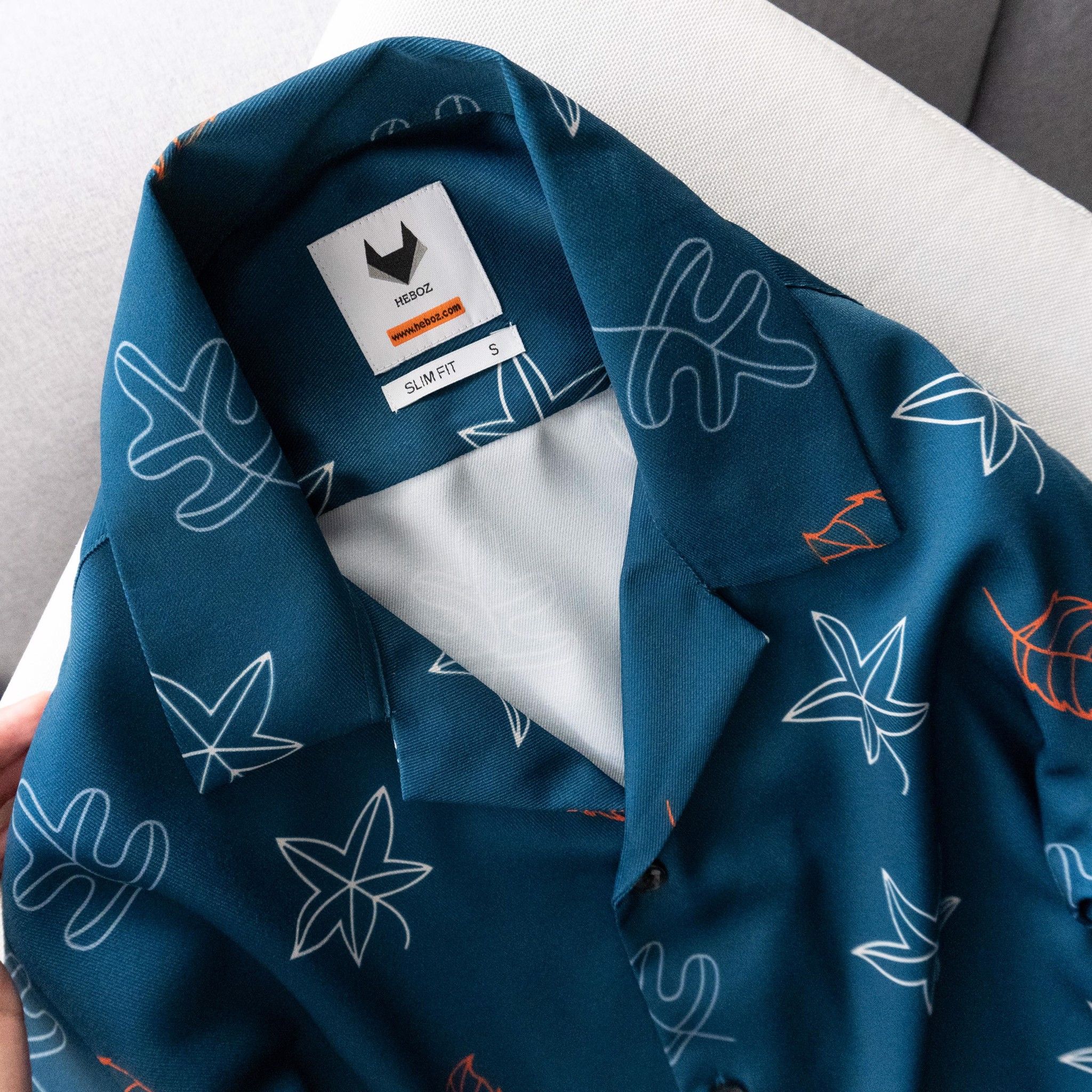 Áo sơ mi ngắn tay pijama Heboz 5M