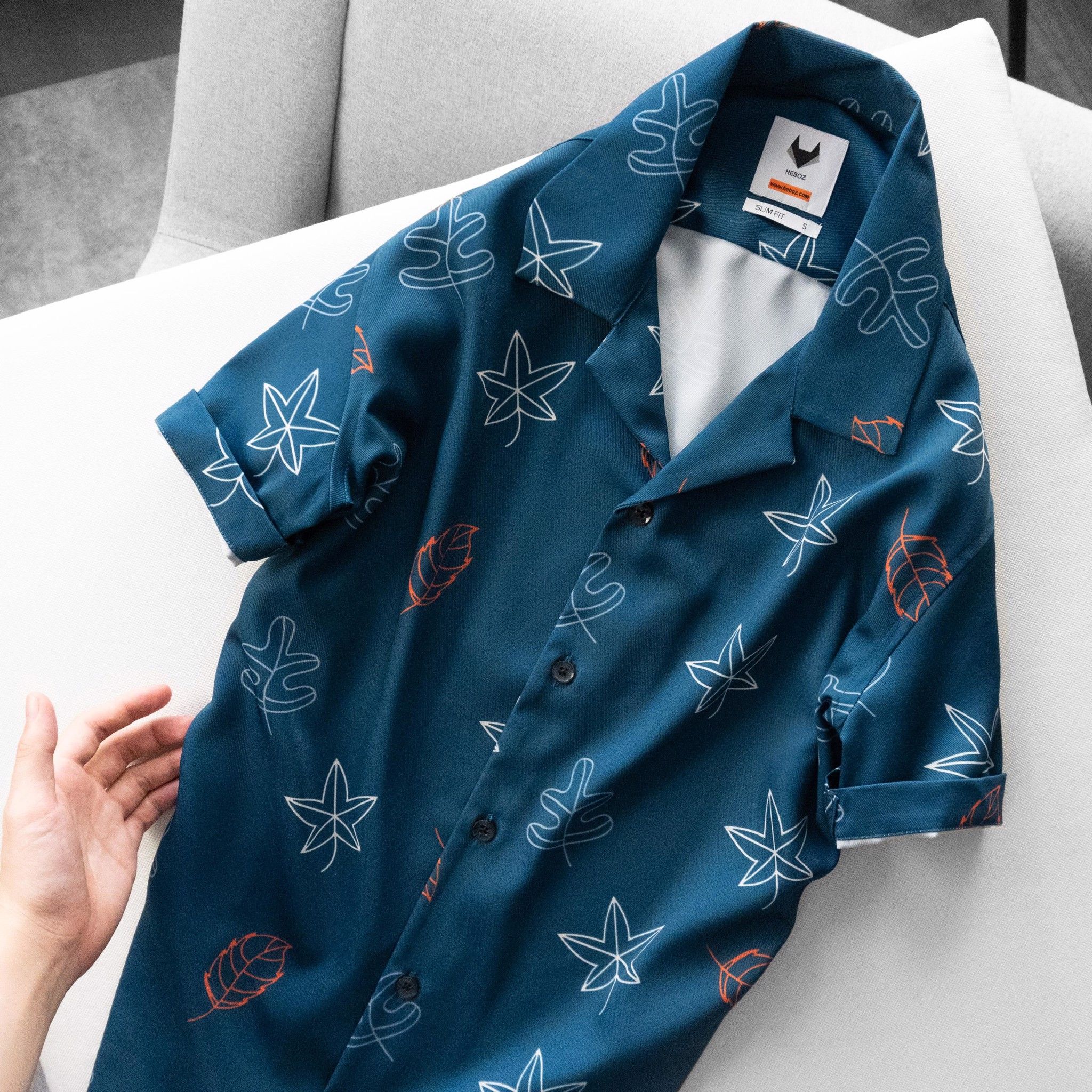 Áo sơ mi ngắn tay pijama Heboz 5M