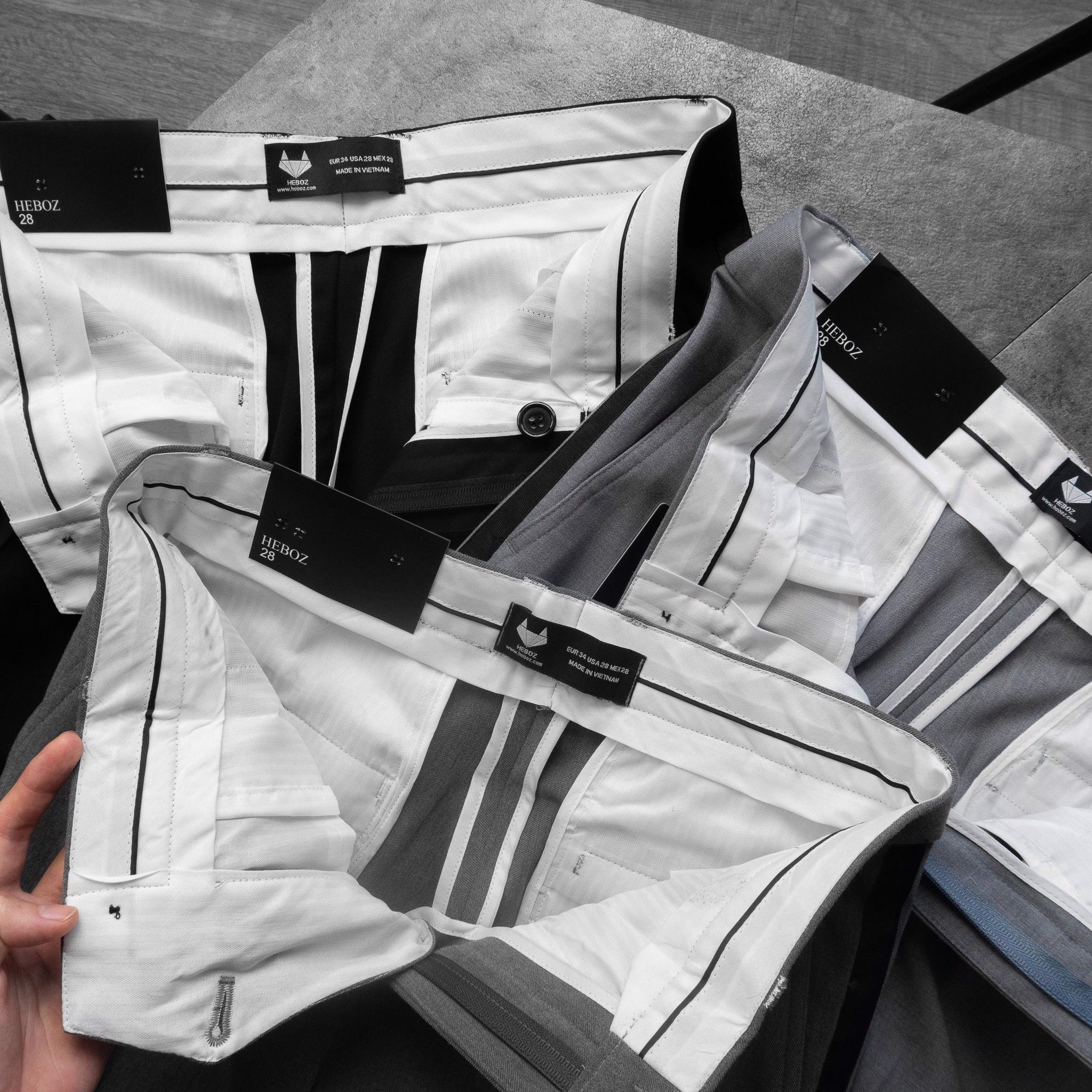 Quần short tây Heboz 5M