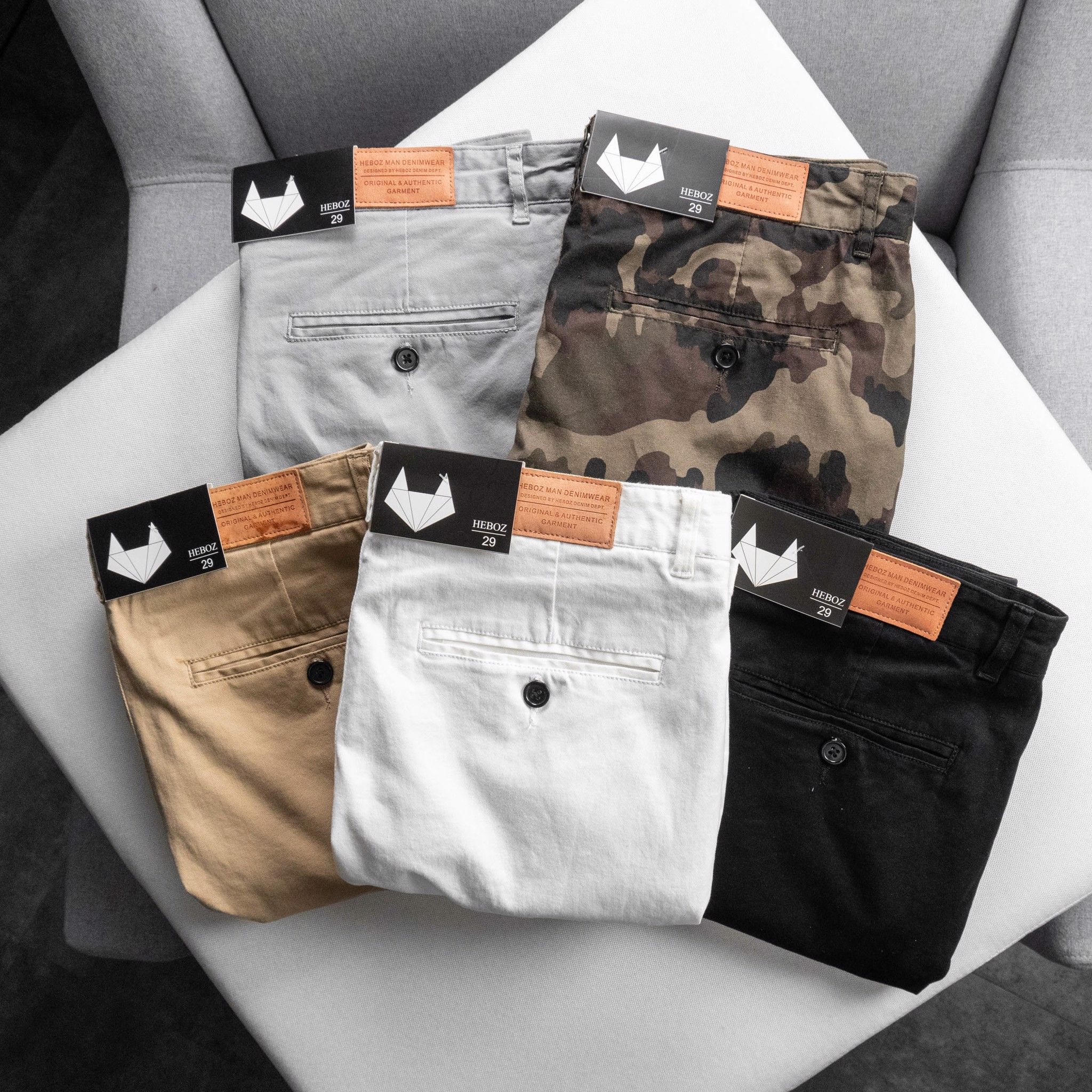Quần short kaki Heboz 5M