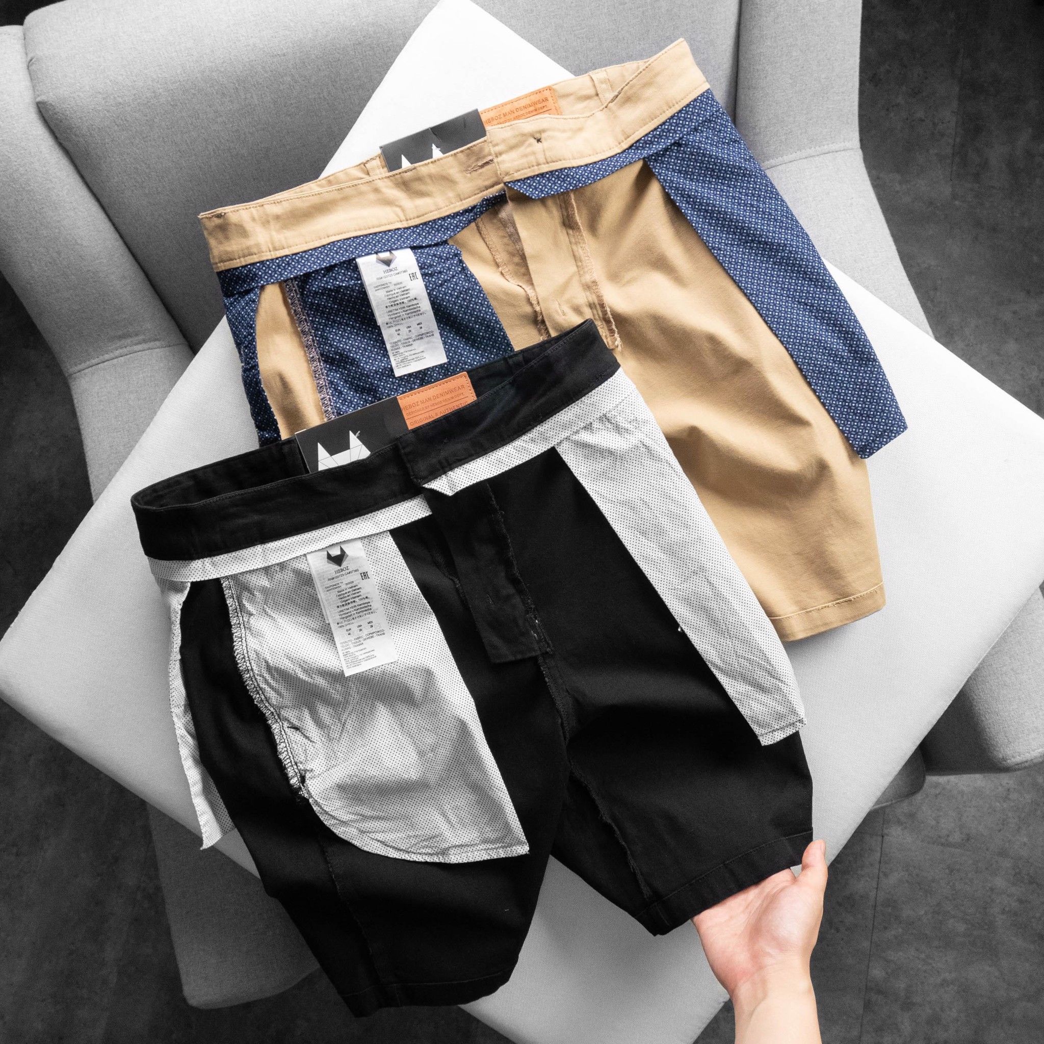 Quần short kaki Heboz 5M