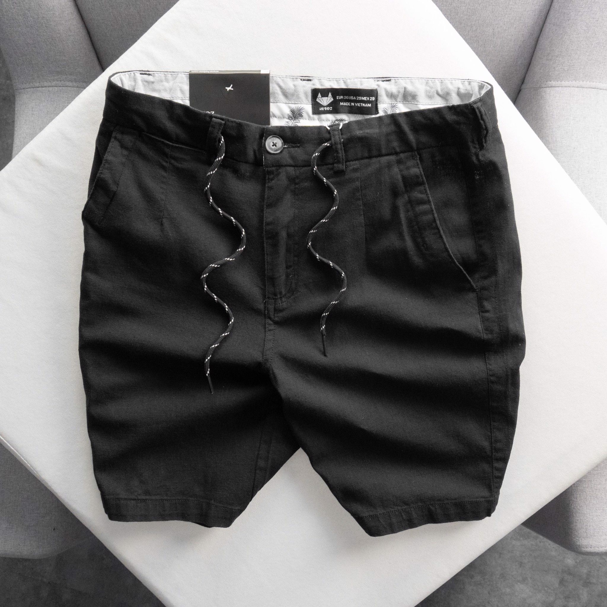 Quần short linen Heboz 5M
