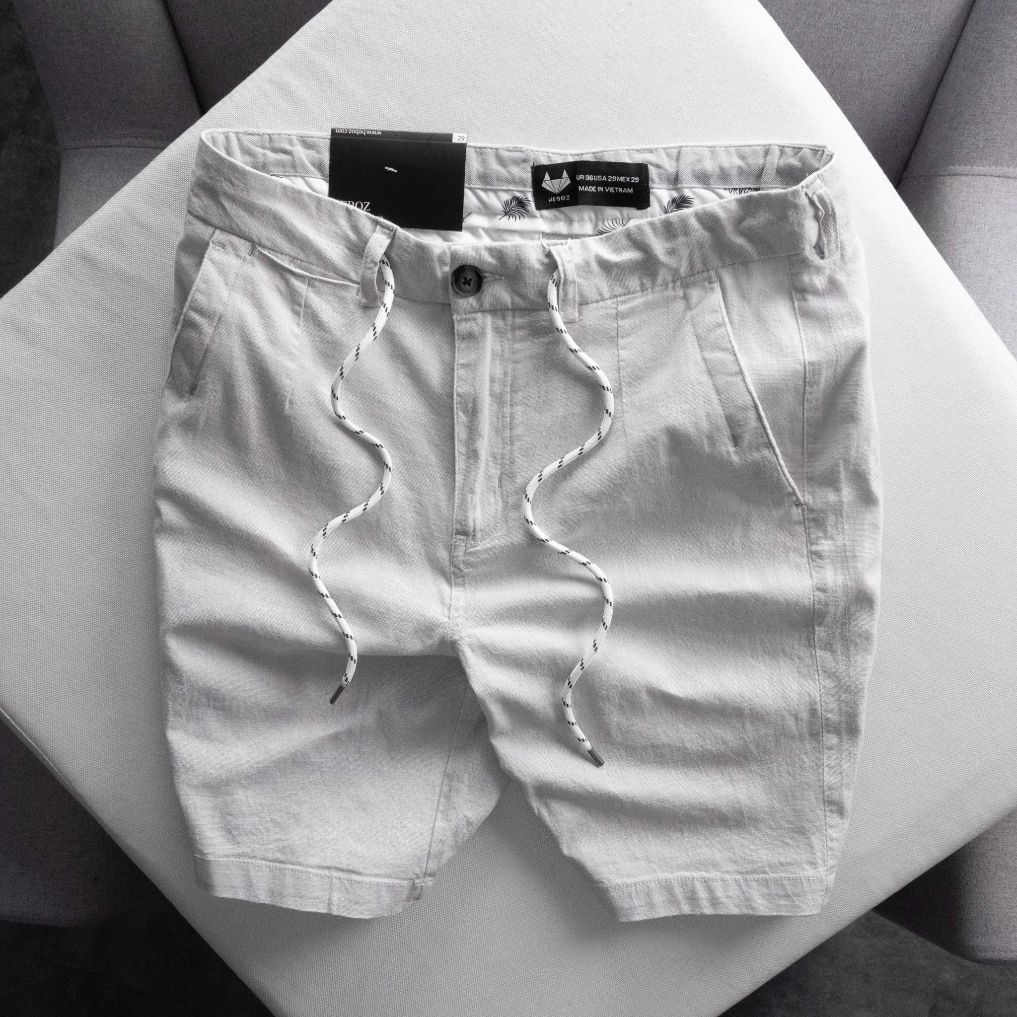 Quần short linen Heboz 5M
