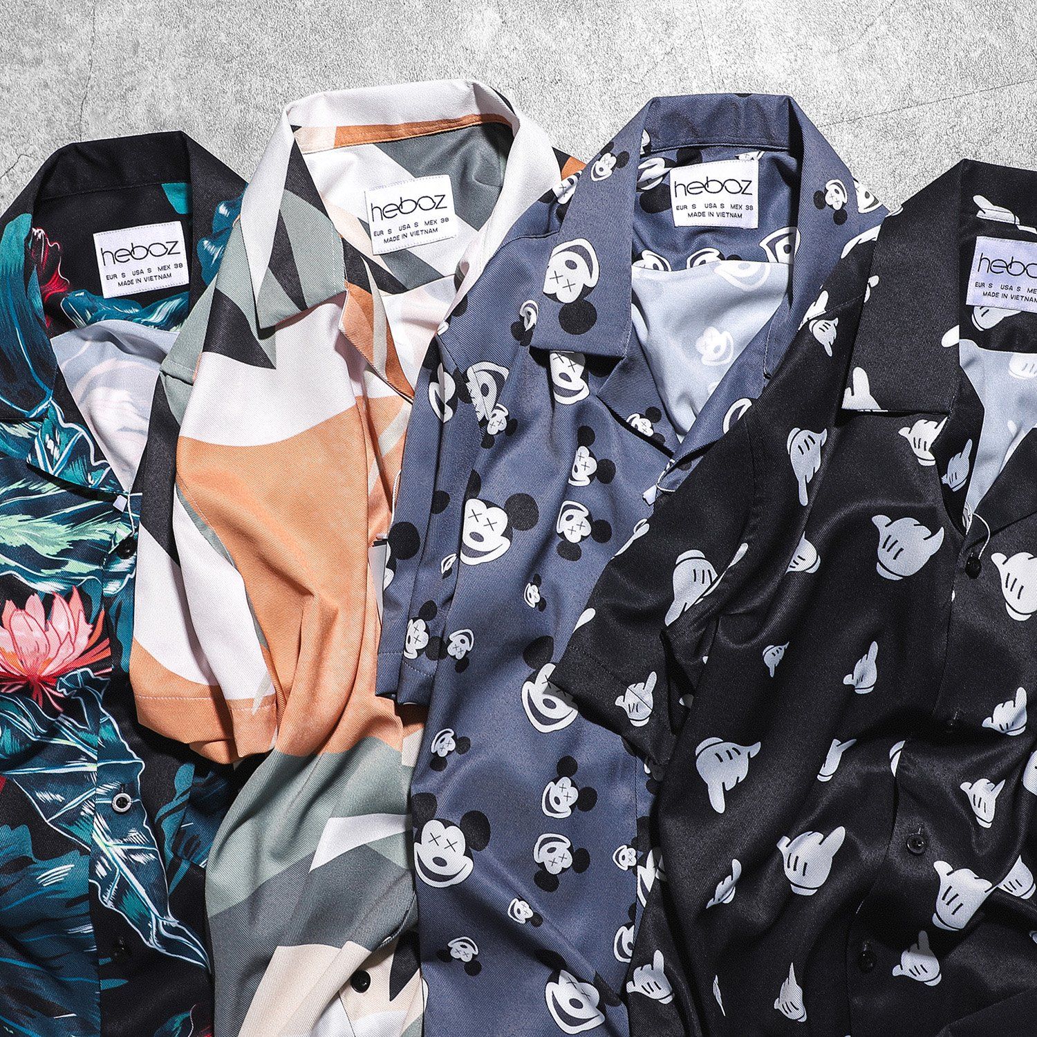 Áo ngắn tay pijama Heboz 4M