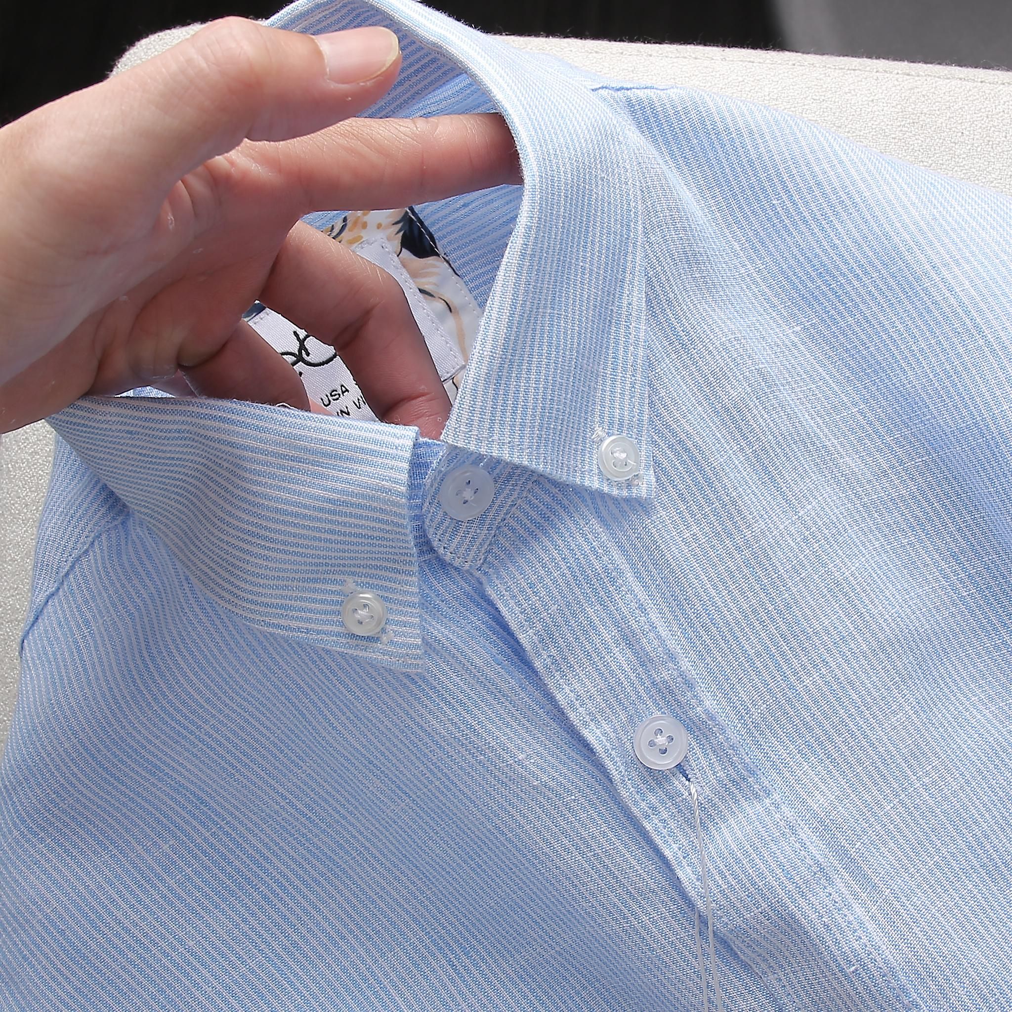 Áo sơ mi Heboz sọc 2M (linen)