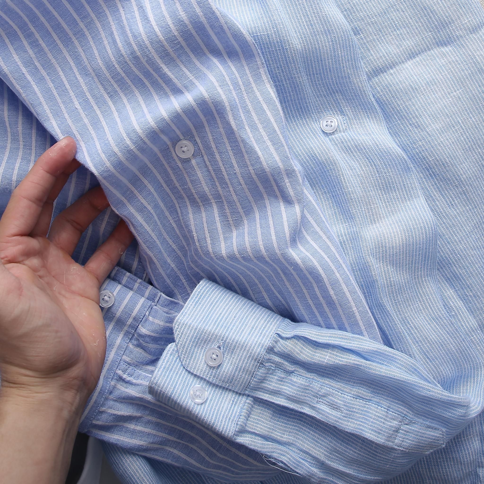 Áo sơ mi Heboz sọc 2M (linen)