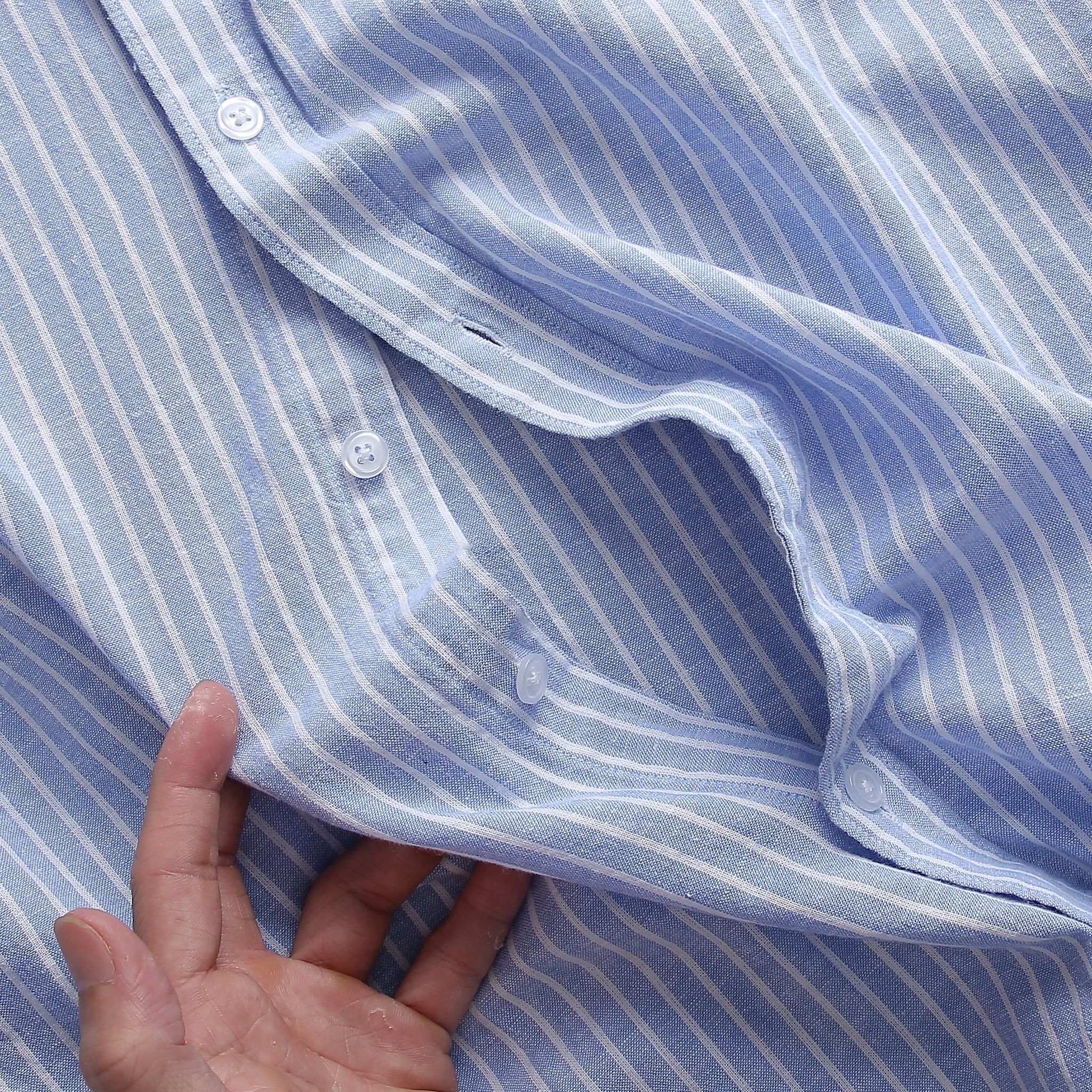 Áo sơ mi Heboz sọc 2M (linen)