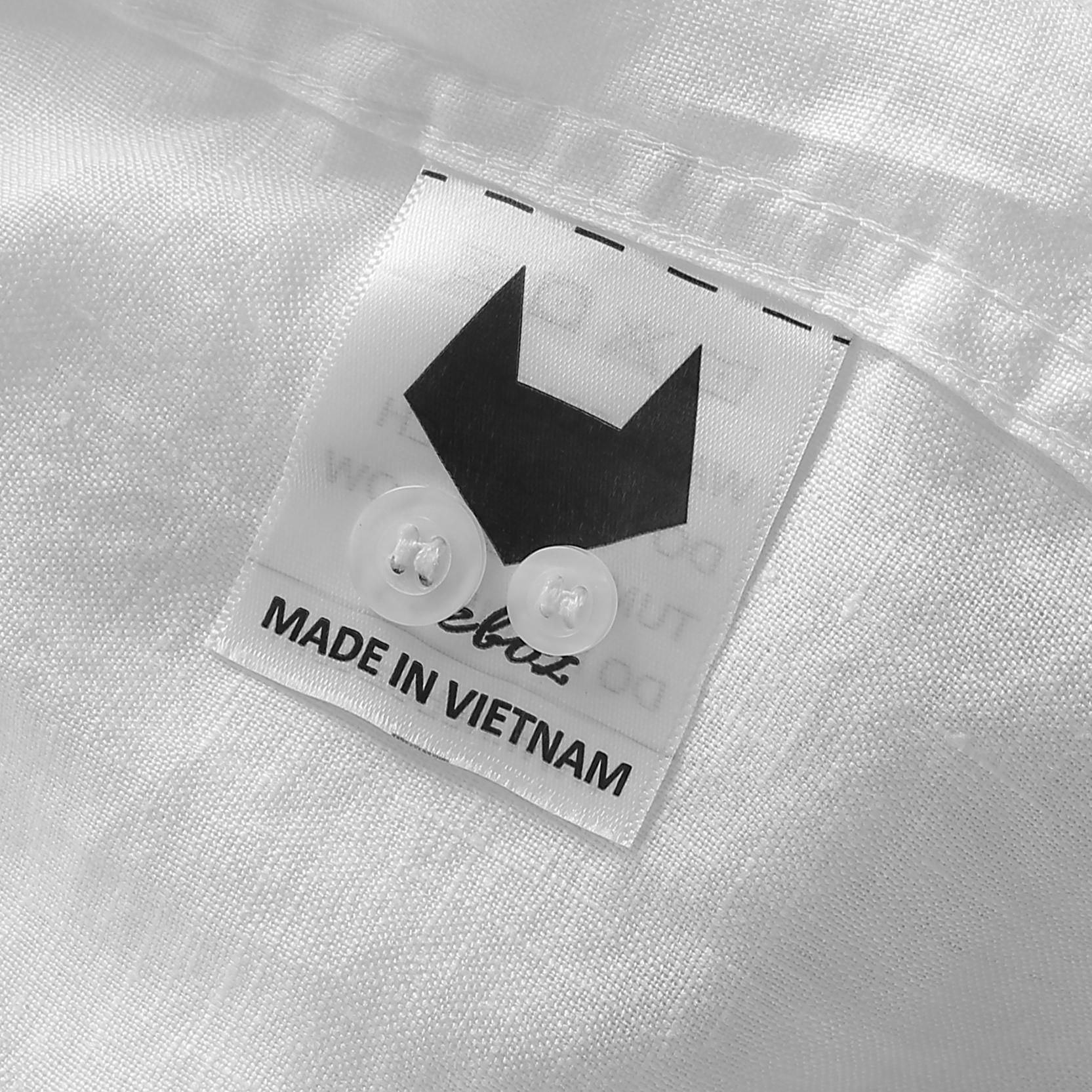 Áo sơ mi linen Heboz trắng
