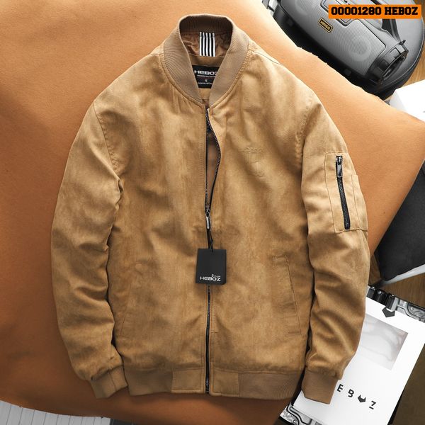  Áo bomber da lộn mỏng logo Heboz 5M - 00001280 