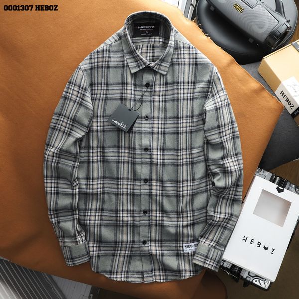  Sơ mi flanel Ss22 Heboz - 00001307 