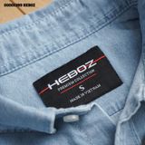  Áo sơ mi denim basic Heboz 3M - 00001399 