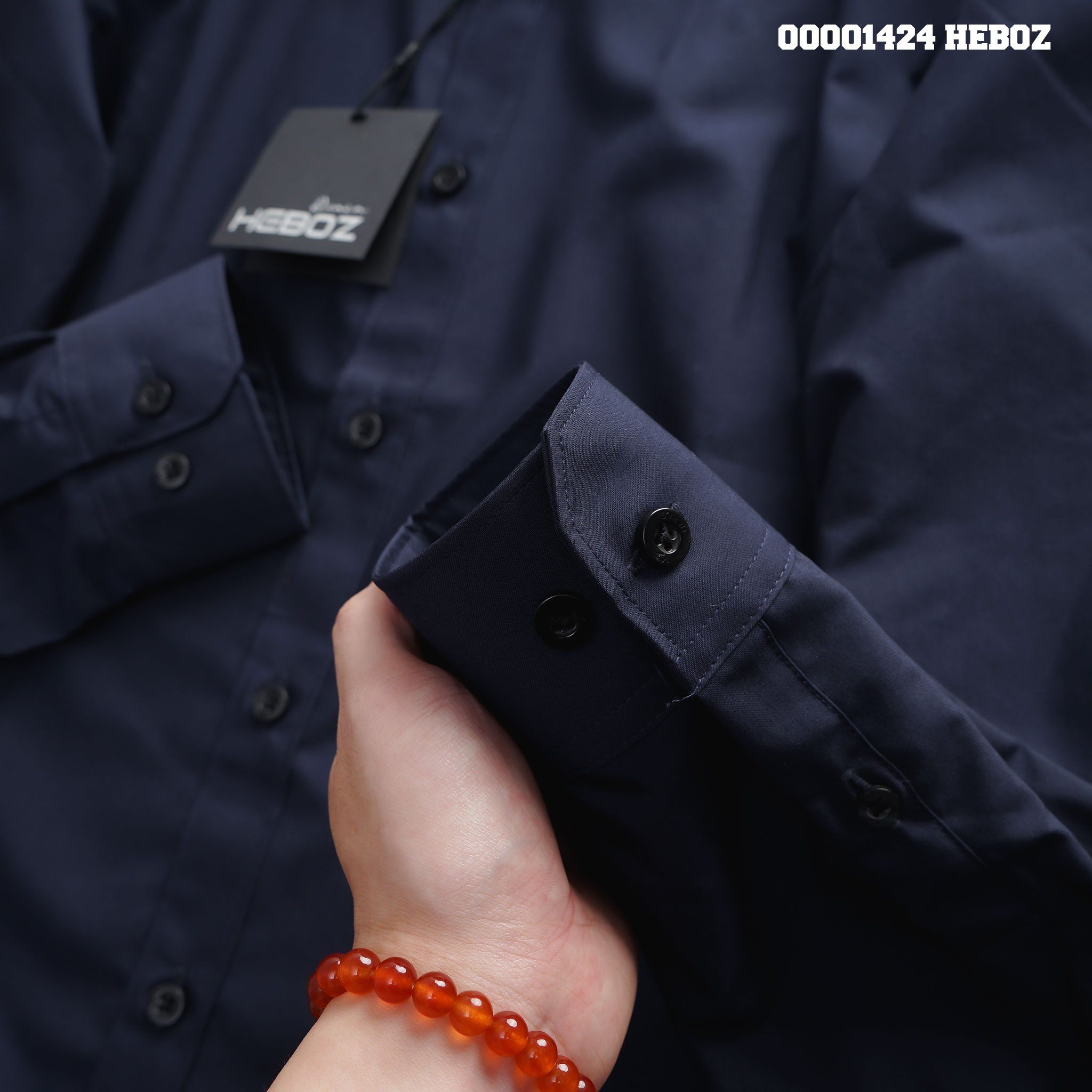 Áo sơ mi basic modal Heboz 3m - 00001424