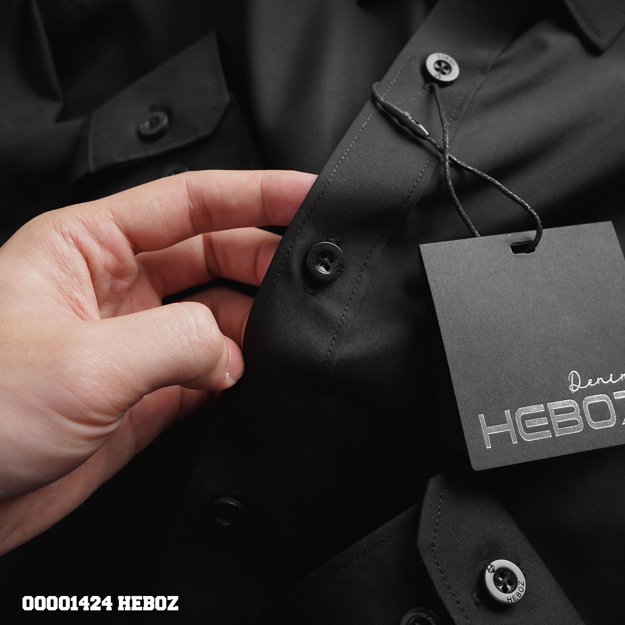 Áo sơ mi basic modal Heboz 3m - 00001424