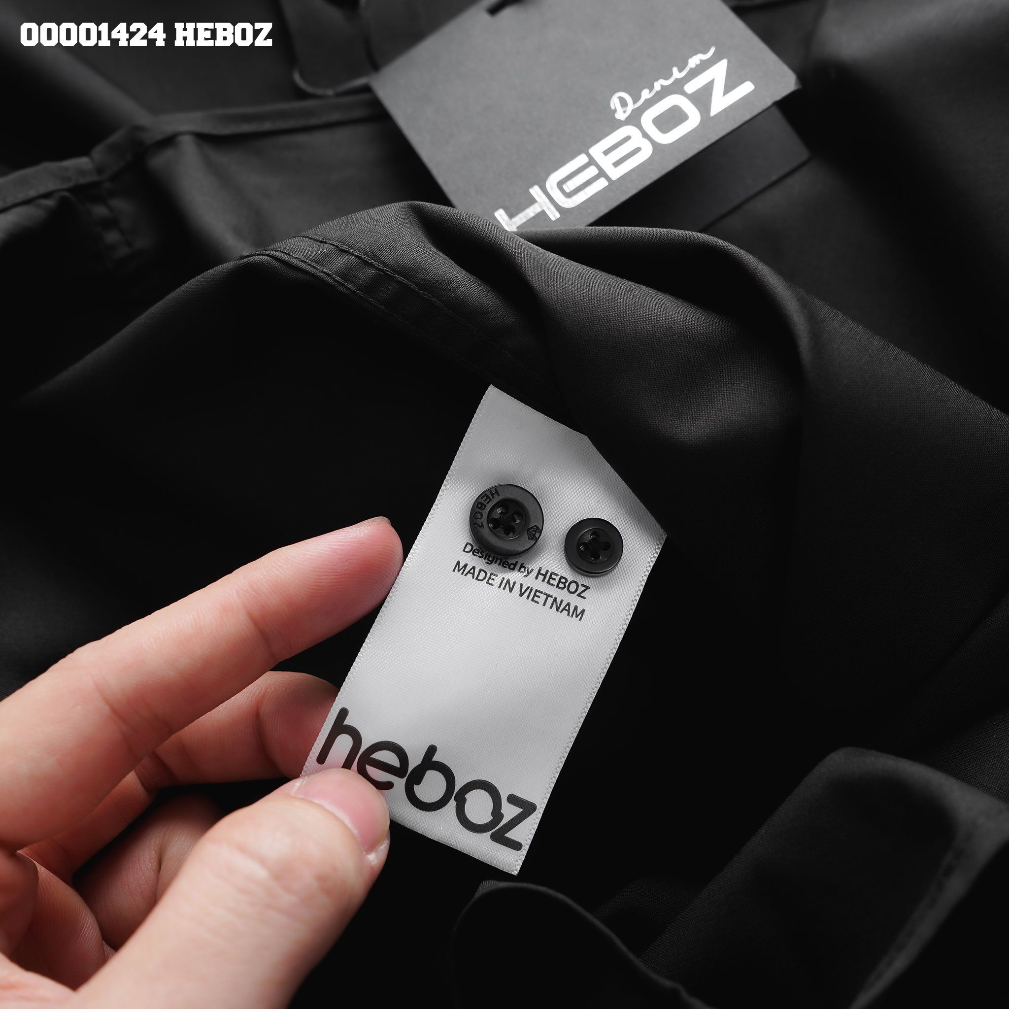 Áo sơ mi basic modal Heboz 3m - 00001424