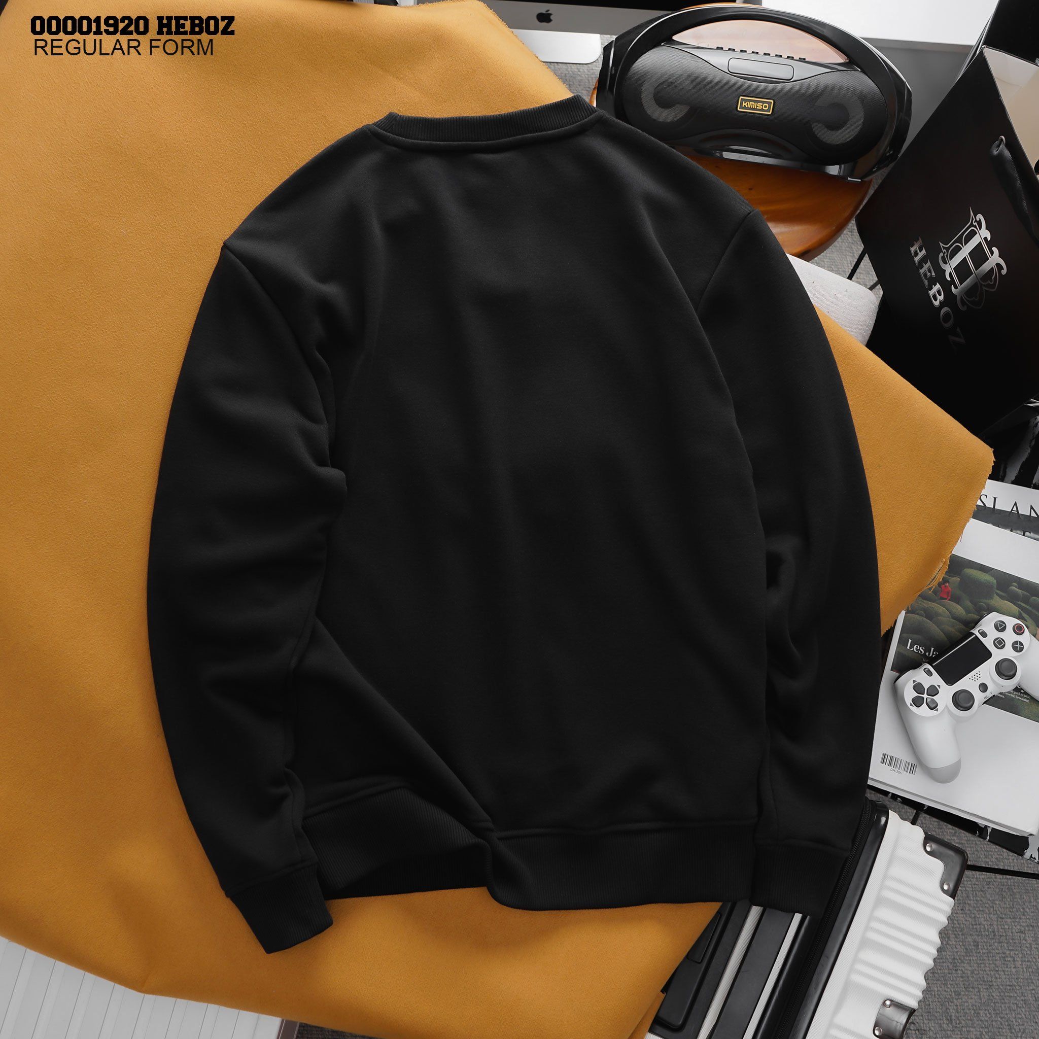 Áo sweater nam Heboz thêu 3D bear 4M - 00001920