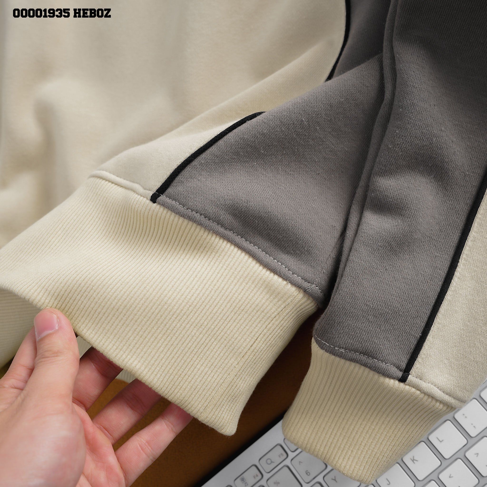 Áo hoodie nam Heboz phối màu 2M - 00001935