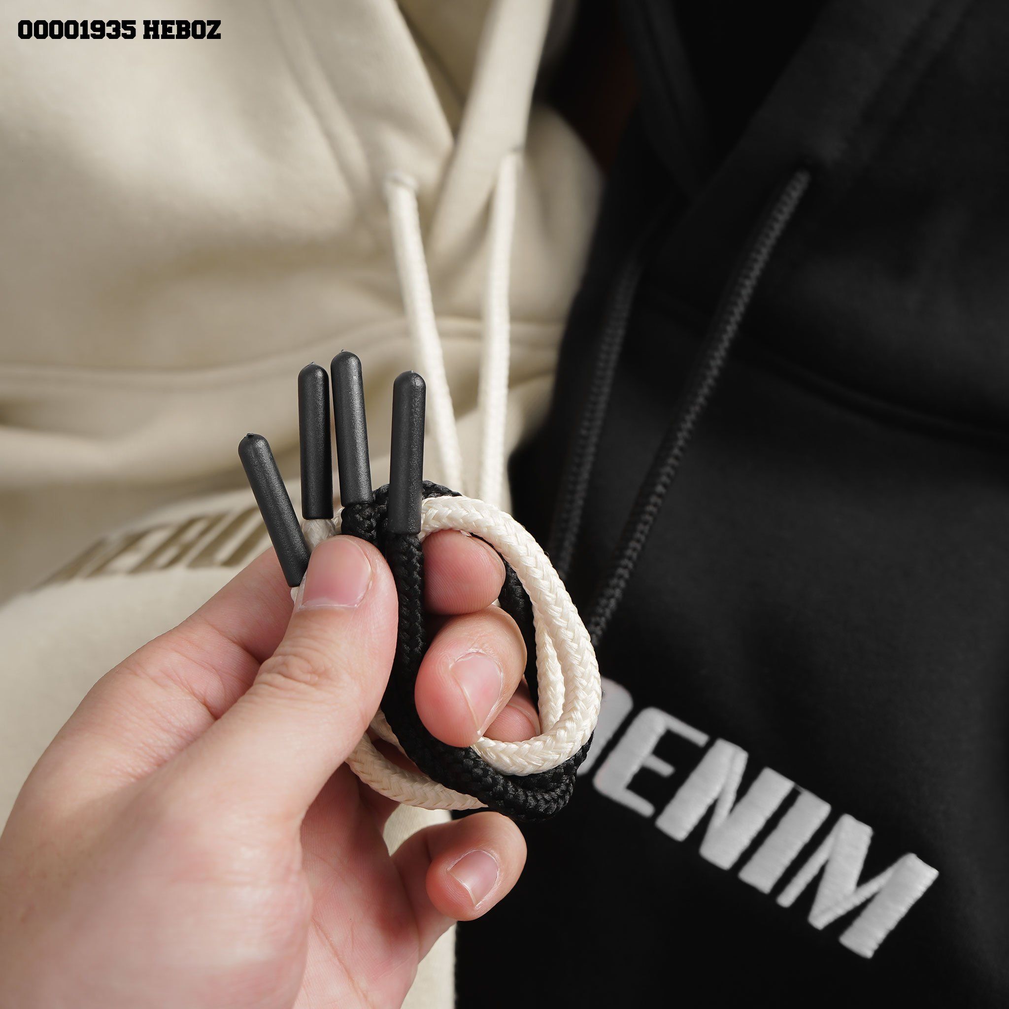 Áo hoodie nam Heboz phối màu 2M - 00001935
