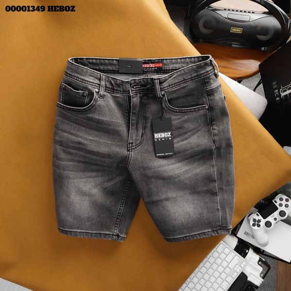  Quần short jean basic slim Heboz 4M - 00001349 