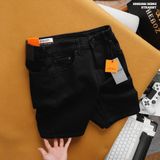  Quần short jean đen straight Heboz 091 - 00001961 