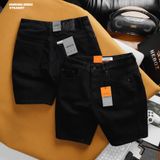  Quần short jean đen straight Heboz 091 - 00001961 