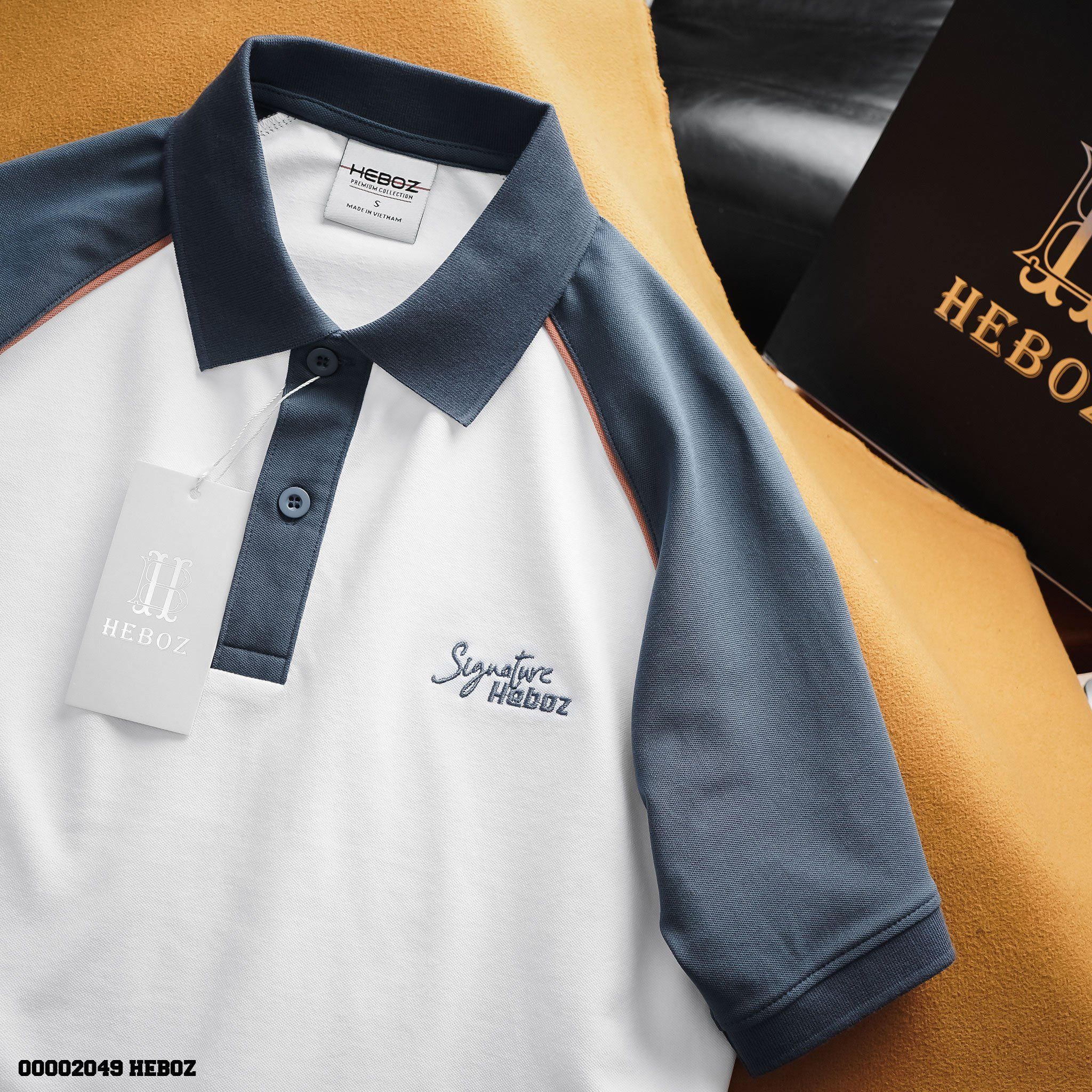 Áo polo nam Heboz raglan 3M - 00002049