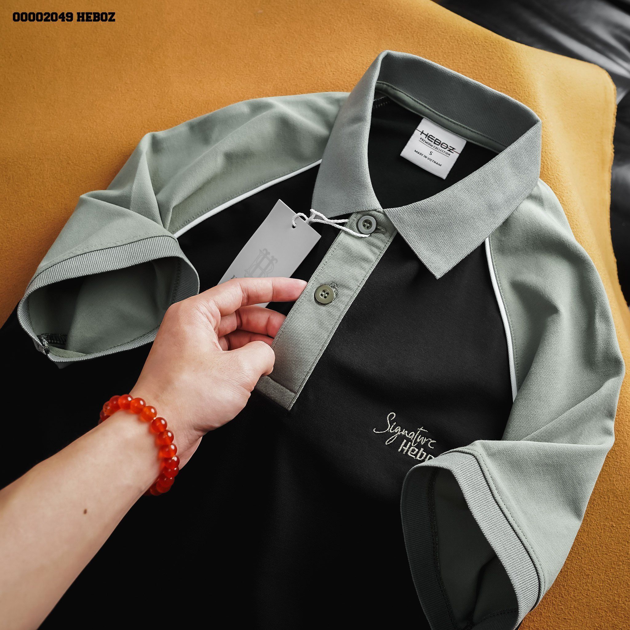 Áo polo nam Heboz raglan 3M - 00002049