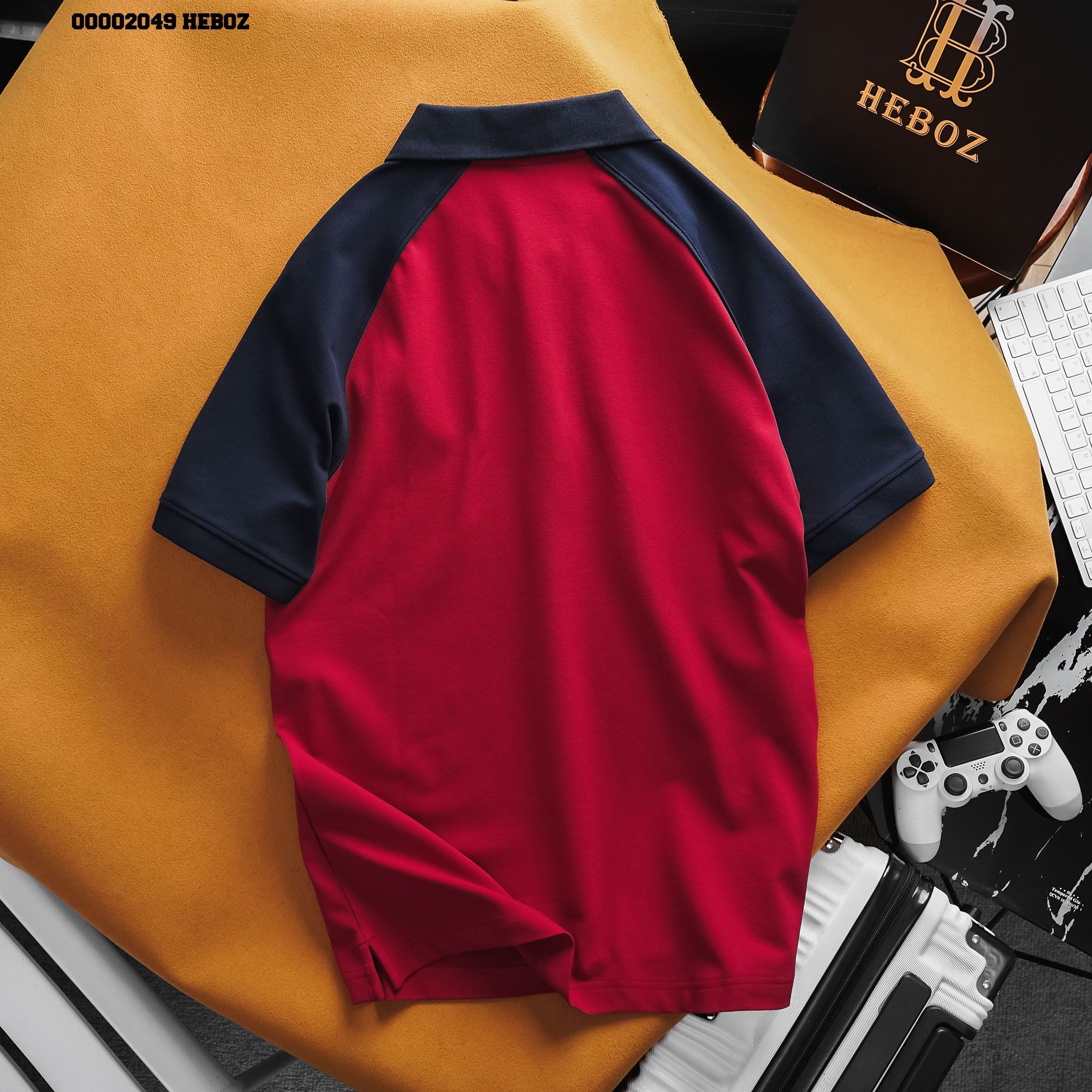 Áo polo nam Heboz raglan 3M - 00002049