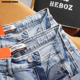  Quần jean basic slim Heboz 04 (XANH ĐẬM) - 00002058 