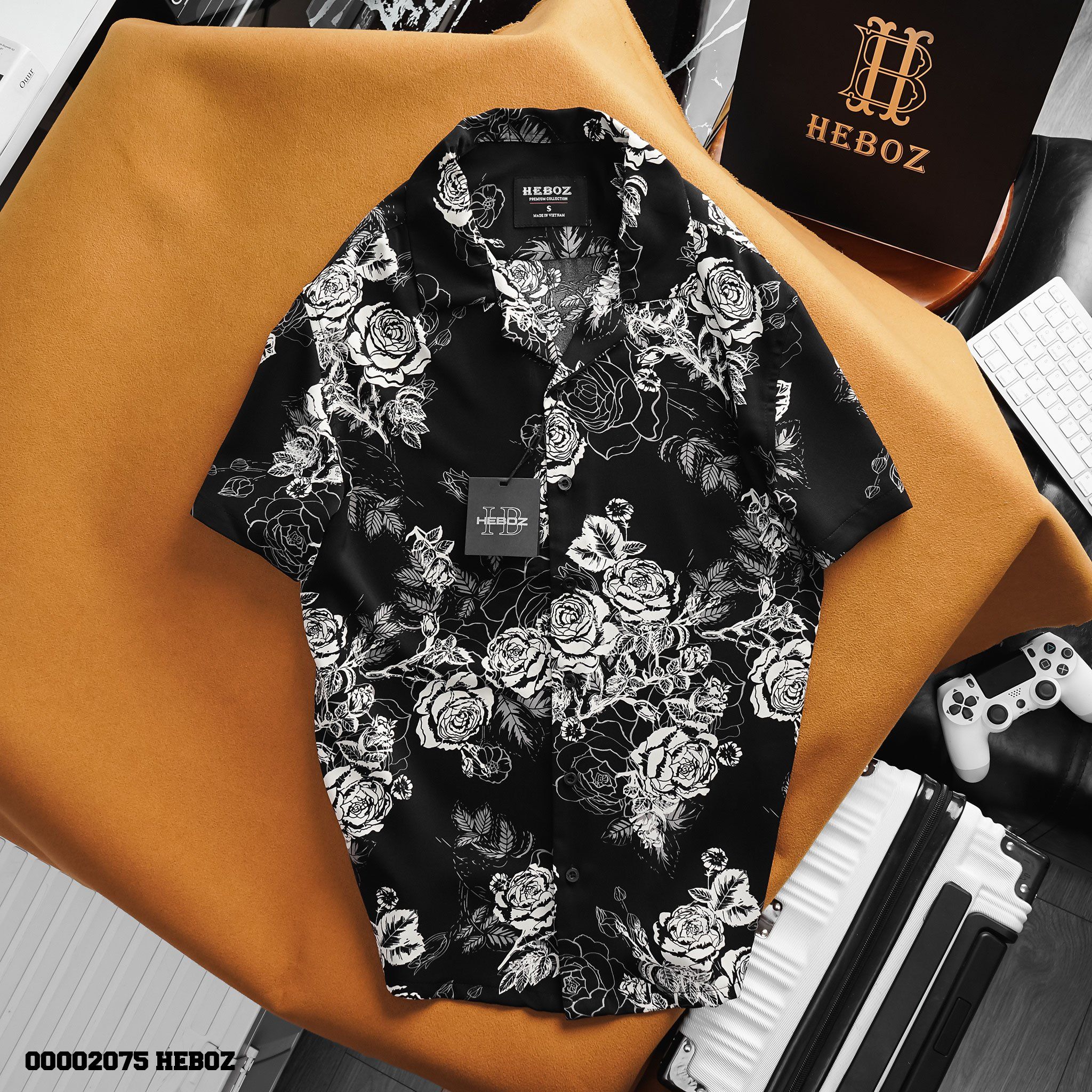 Áo sơ mi nam Heboz pijama Rose - 00002075