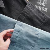  Sơ mi denim ngắn tay Heboz 2M - 00002076 