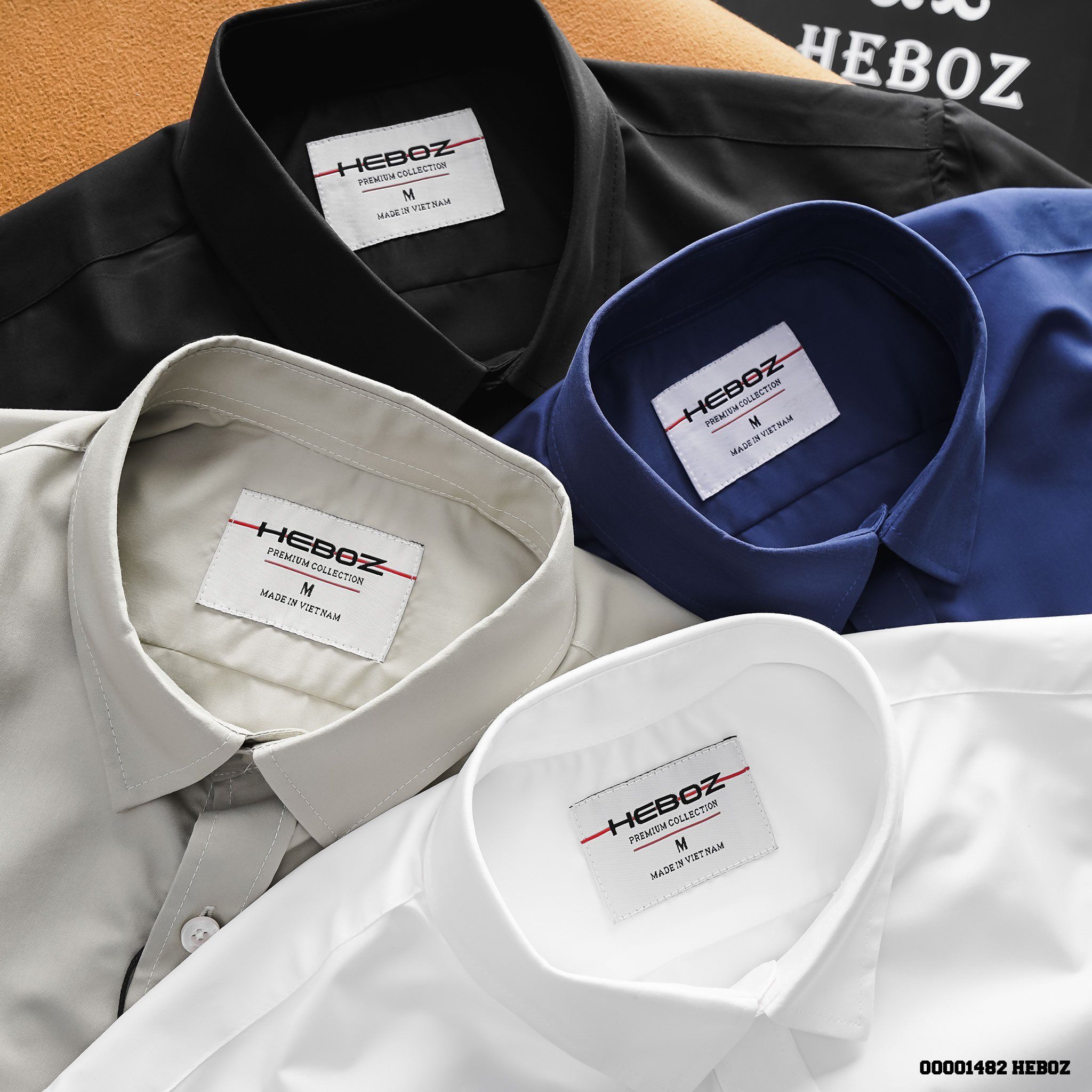 Sơ mi ngắn tay modal Heboz 4M - 00001482