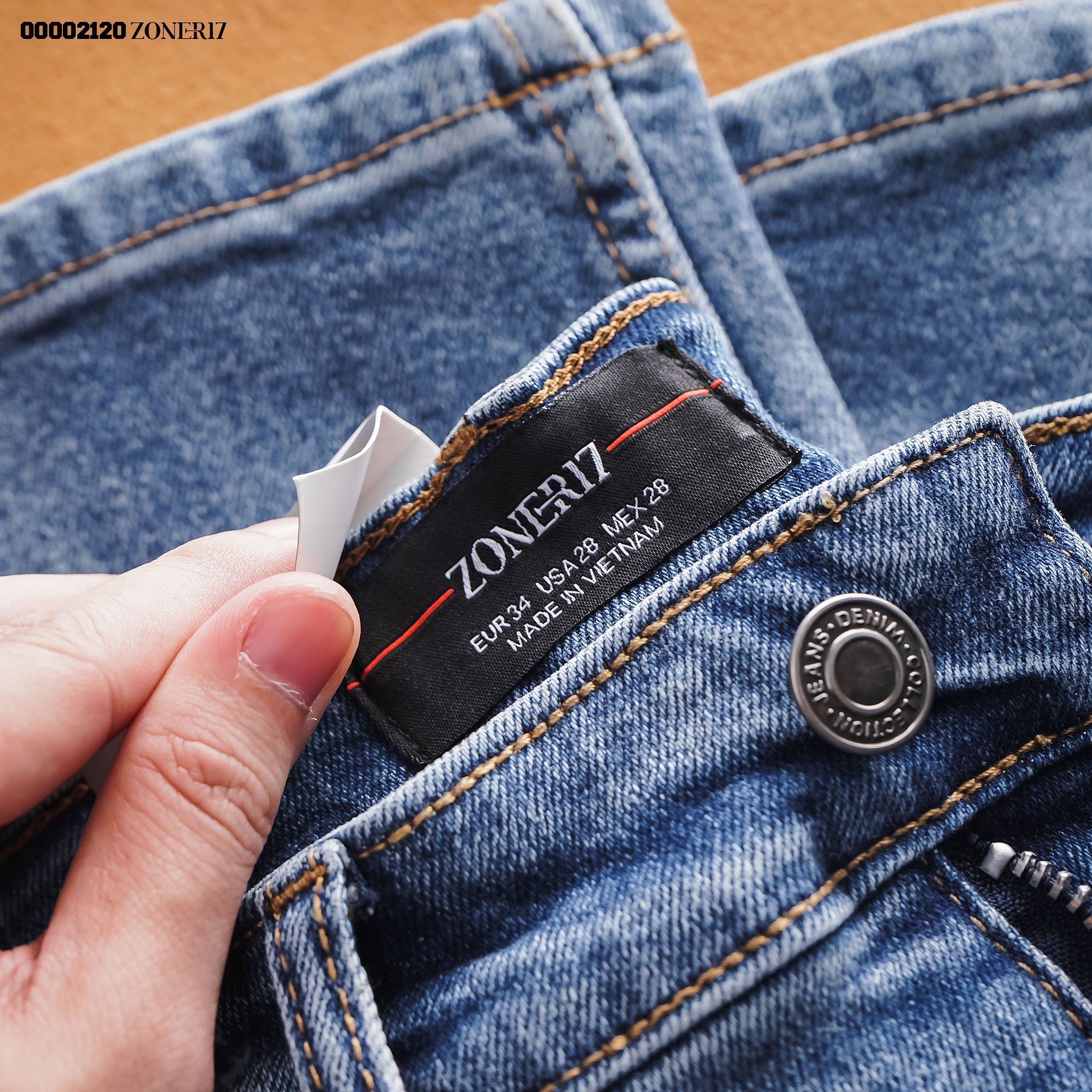 Quần jean basic slim Zoner 019 - 00002120