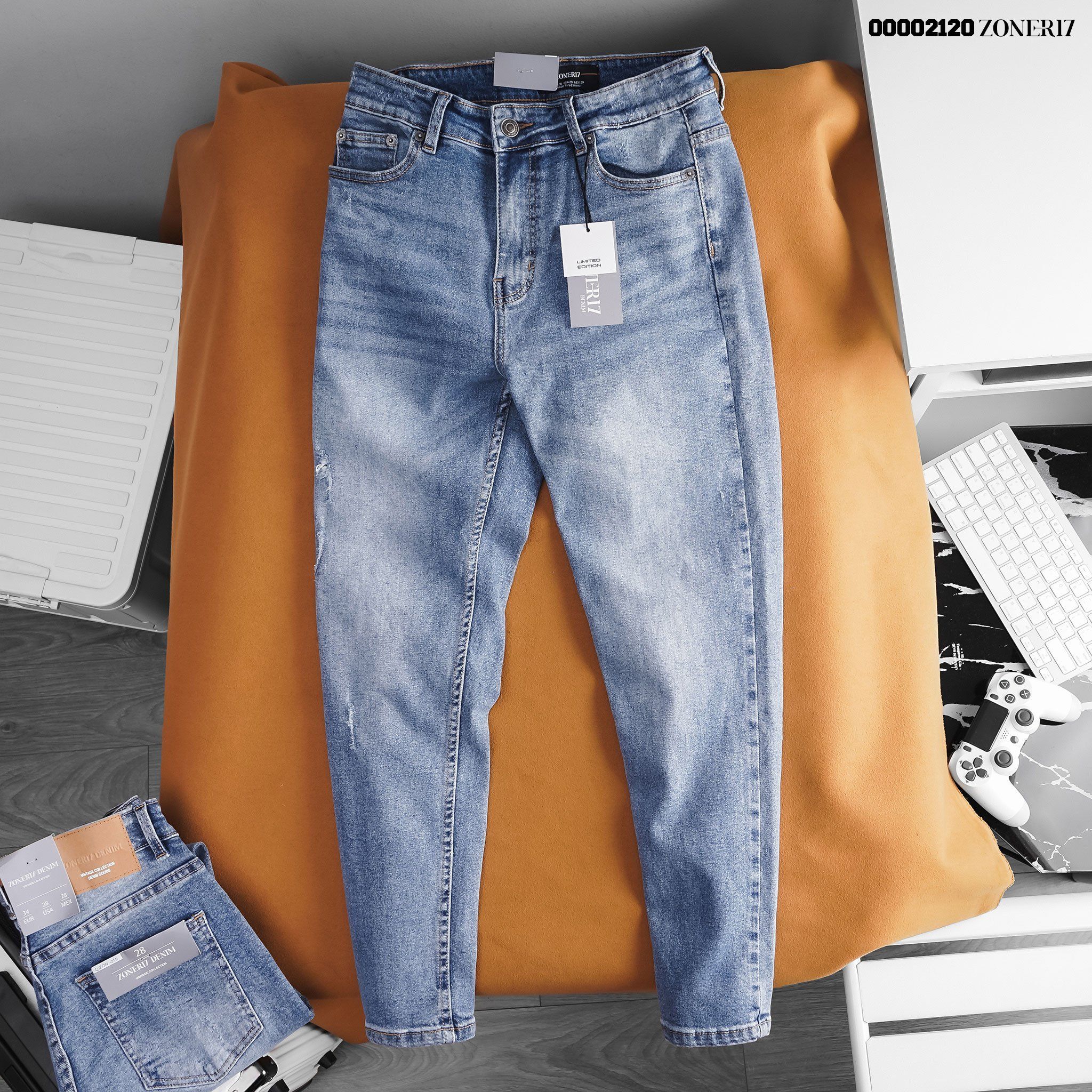 Quần jean basic slim Zoner 019 - 00002120