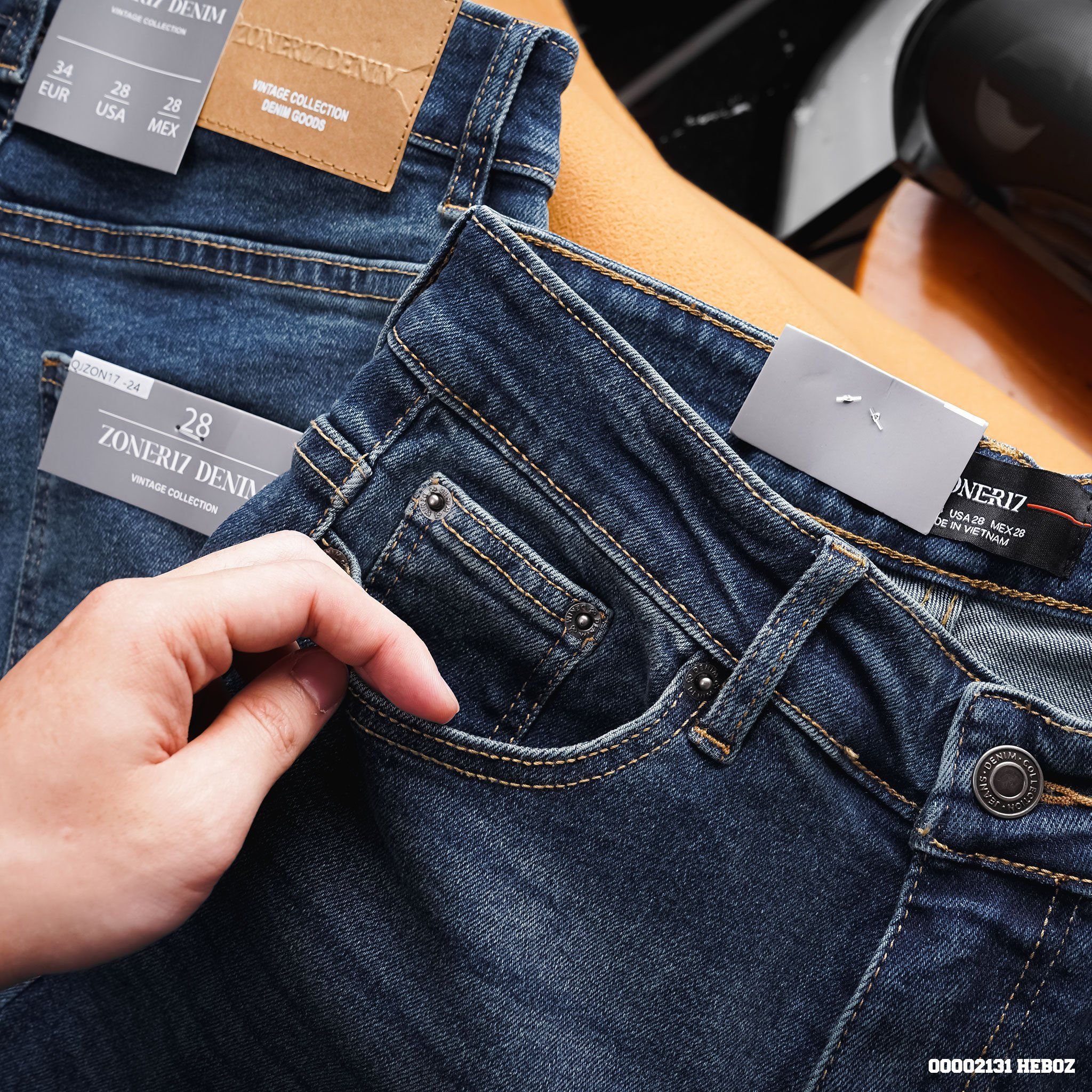 Quần jean basic slim Zoner 024 - 00002131