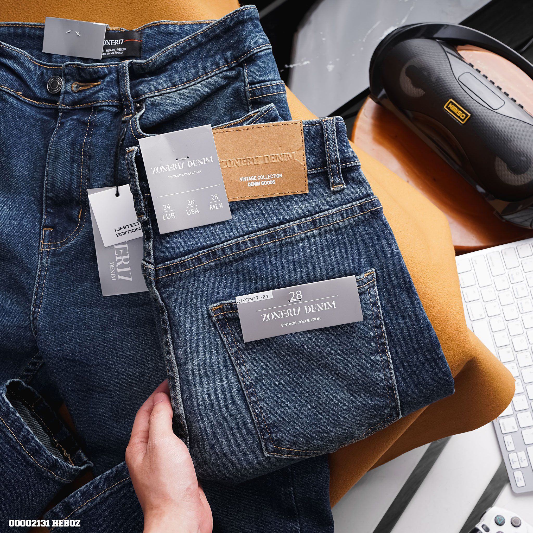 Quần jean basic slim Zoner 024 - 00002131