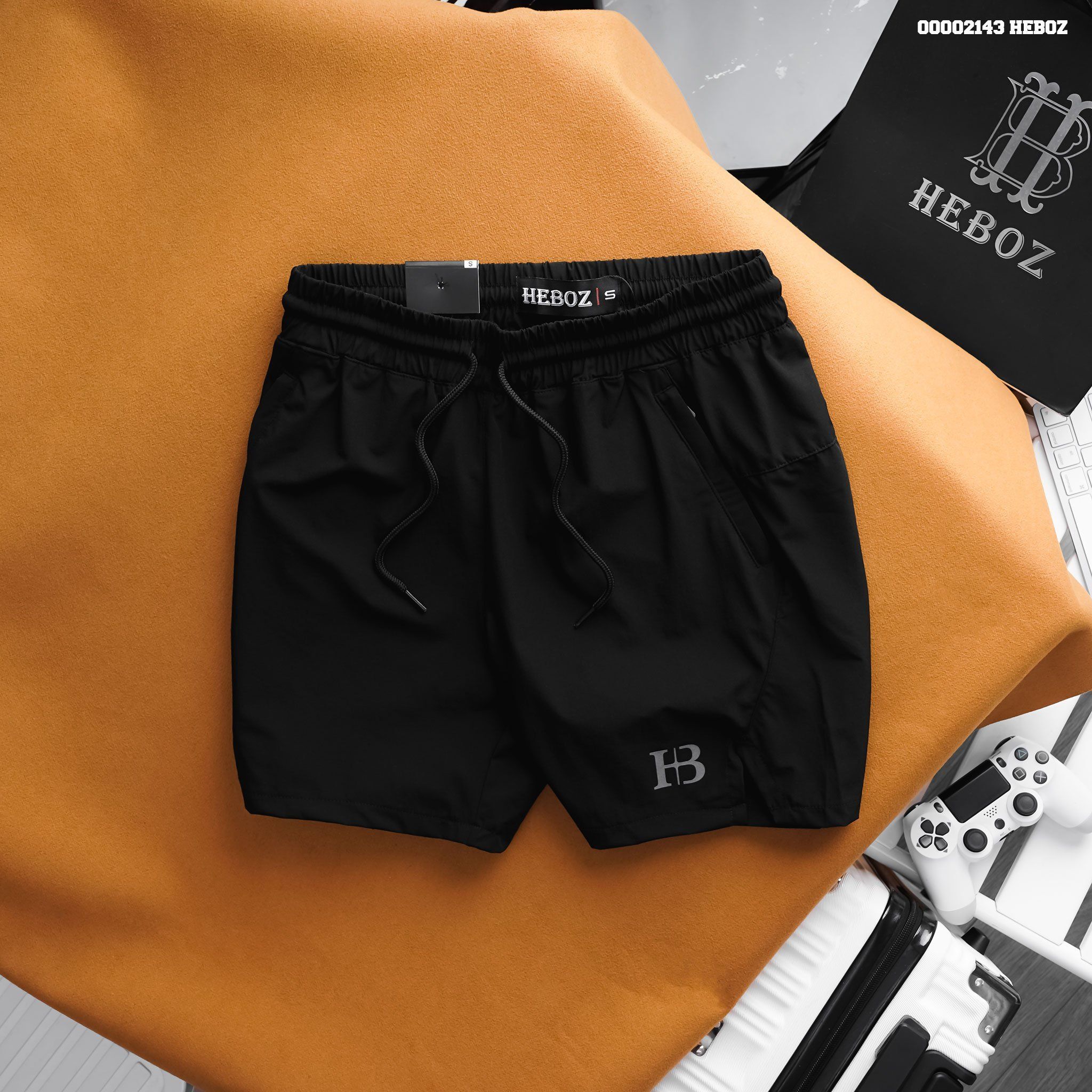 Quần short nam Heboz training 3M - 00002143