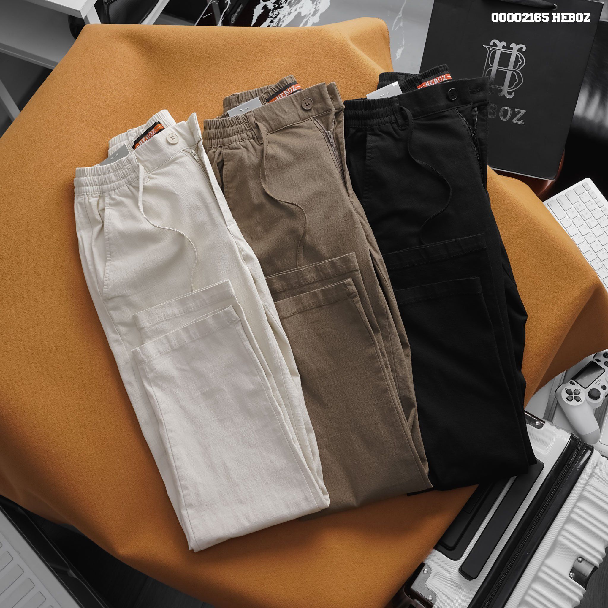 Quần dài nam Heboz linen new 3M - 00002165