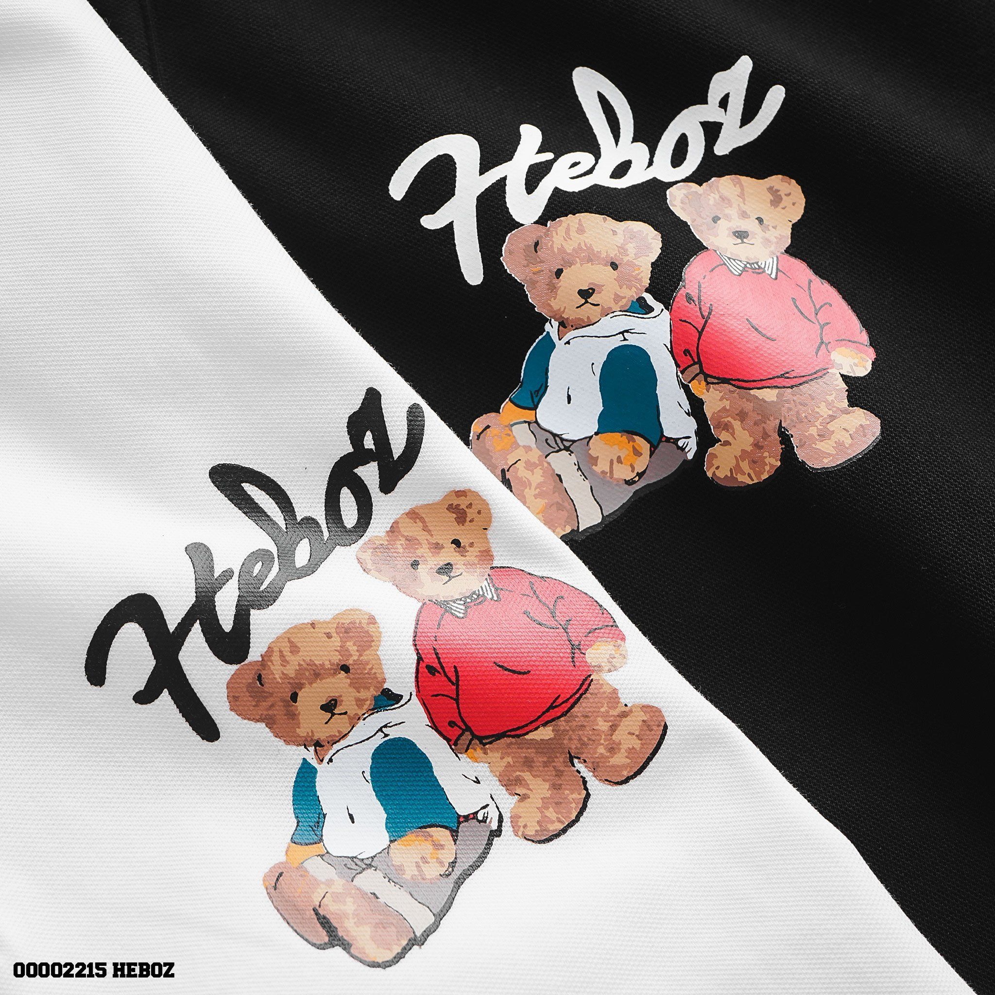 Áo polo nam Heboz print 2 Bear 2M - 00002215