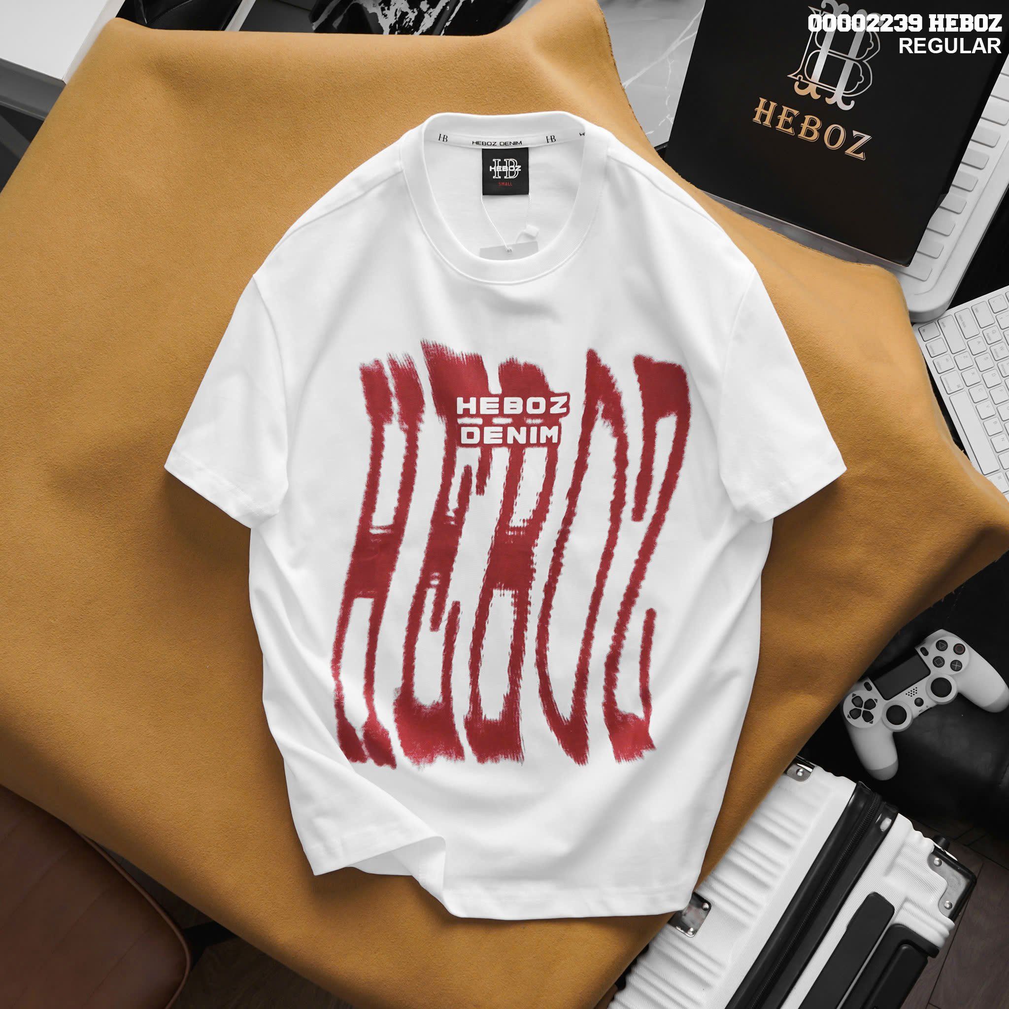 Áo thun nam Heboz print paint 2M - 00002239