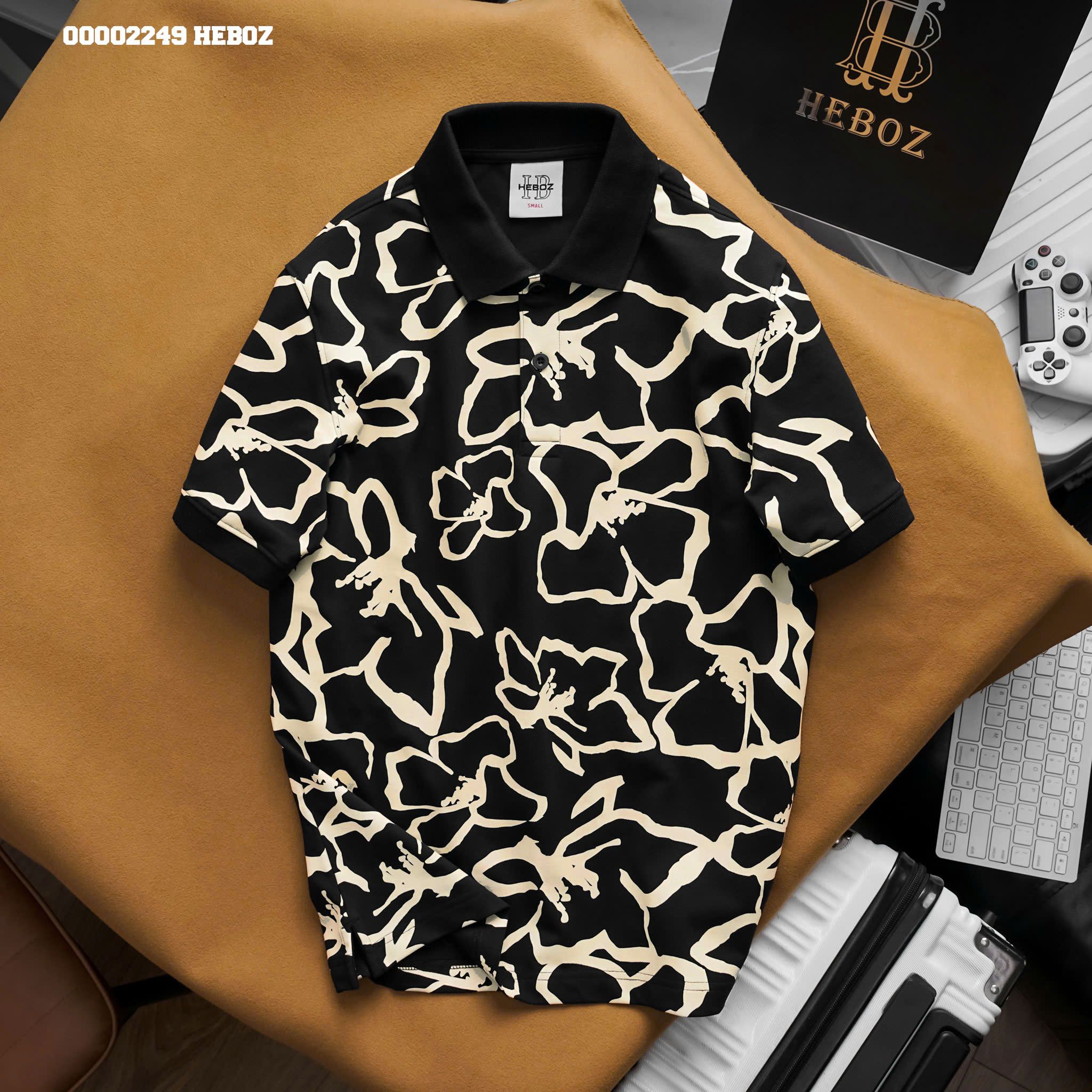 Áo polo nam Heboz Floral 3M - 00002249