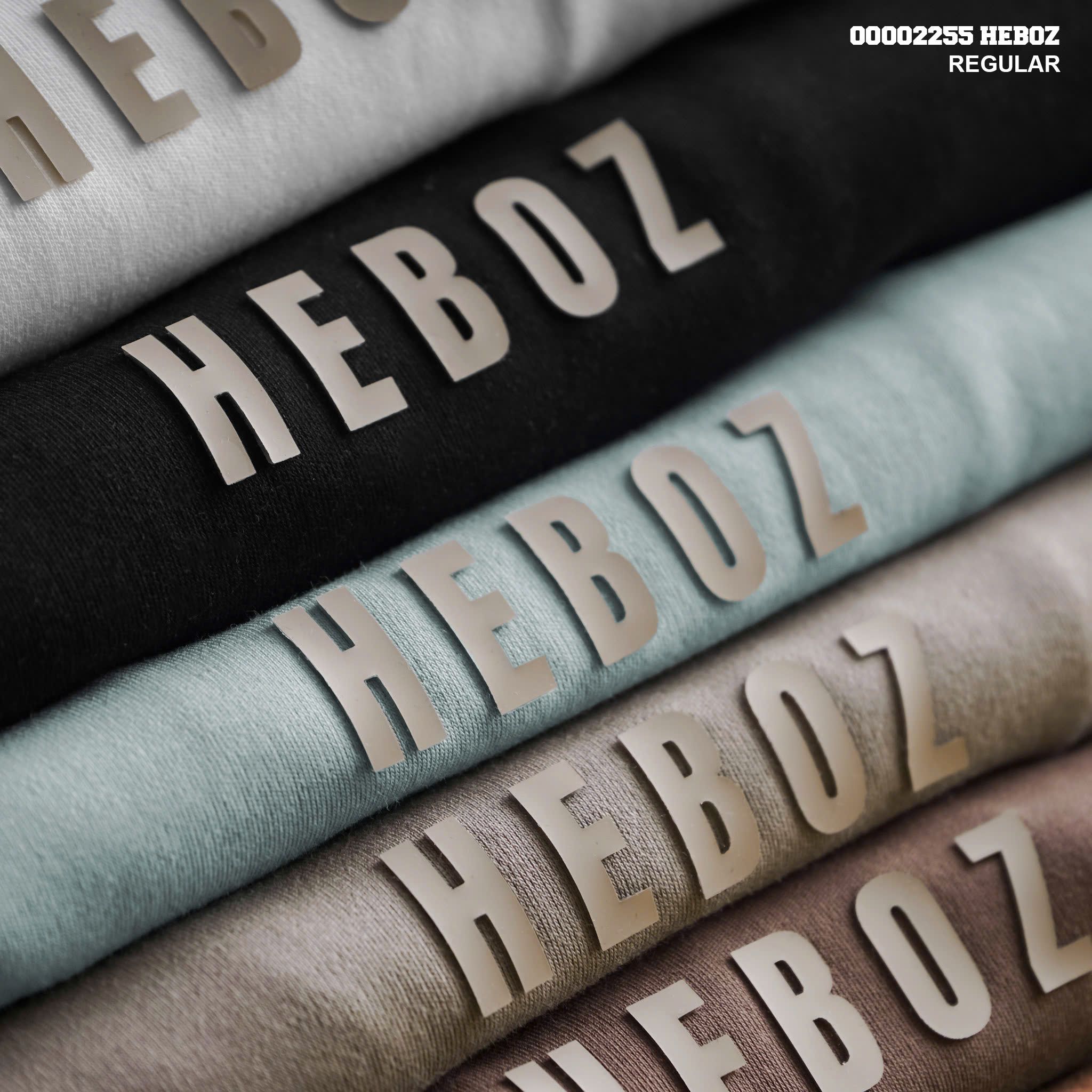 Áo thun nam Heboz basic logo 5M new - 00002255