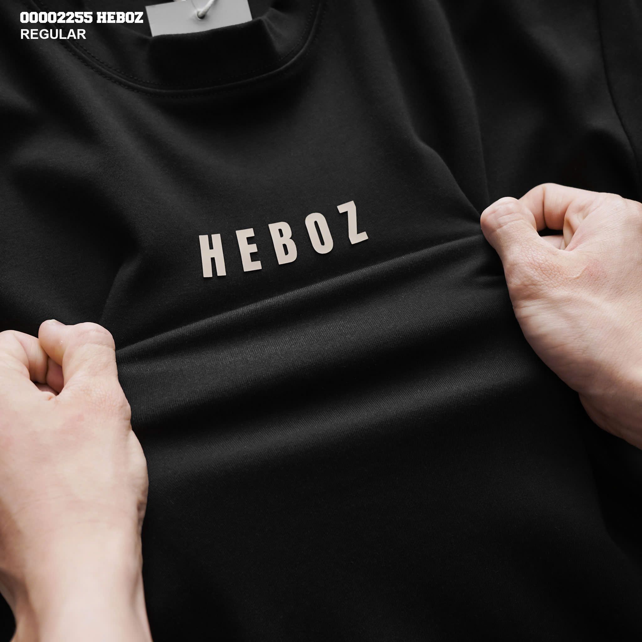 Áo thun nam Heboz basic logo 5M new - 00002255
