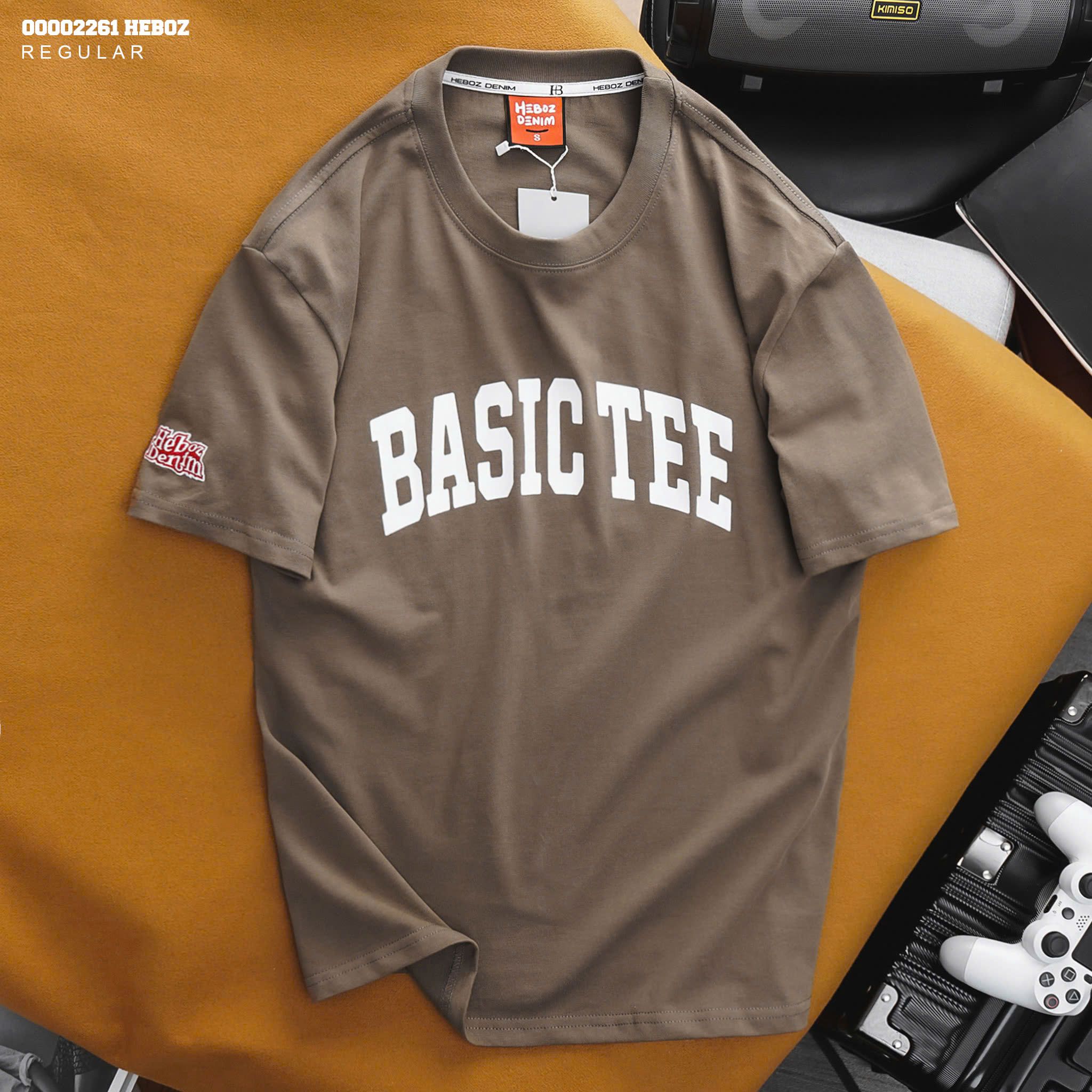Áo thun nam Heboz basic tee 5M - 00002261