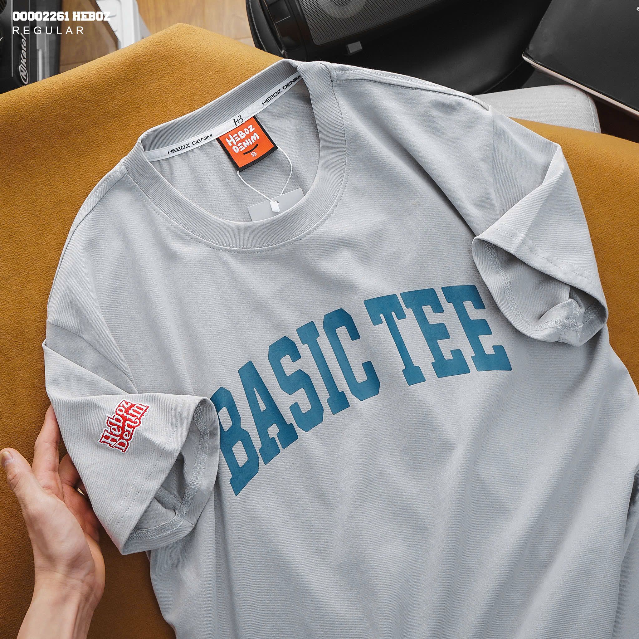 Áo thun nam Heboz basic tee 5M - 00002261