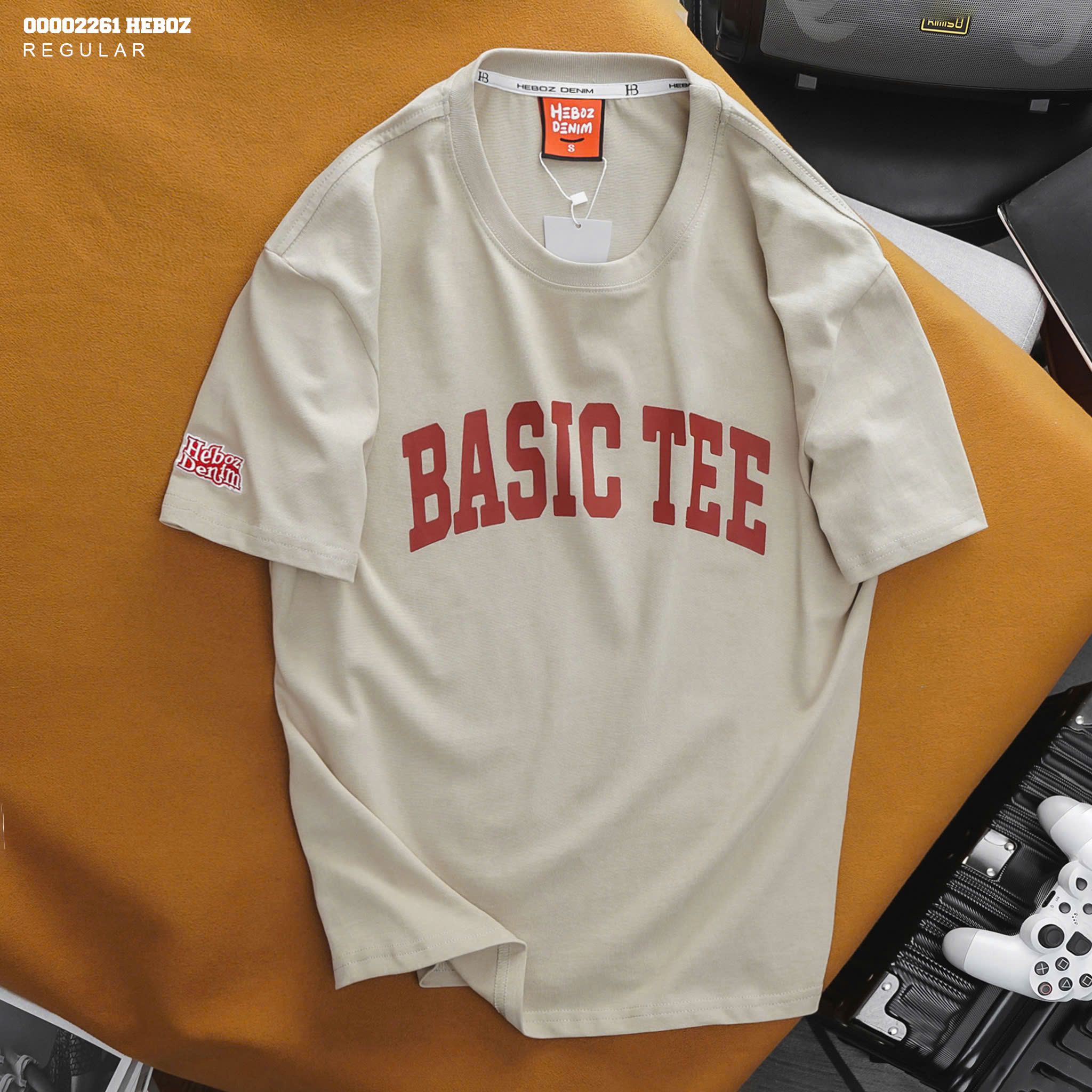 Áo thun nam Heboz basic tee 5M - 00002261