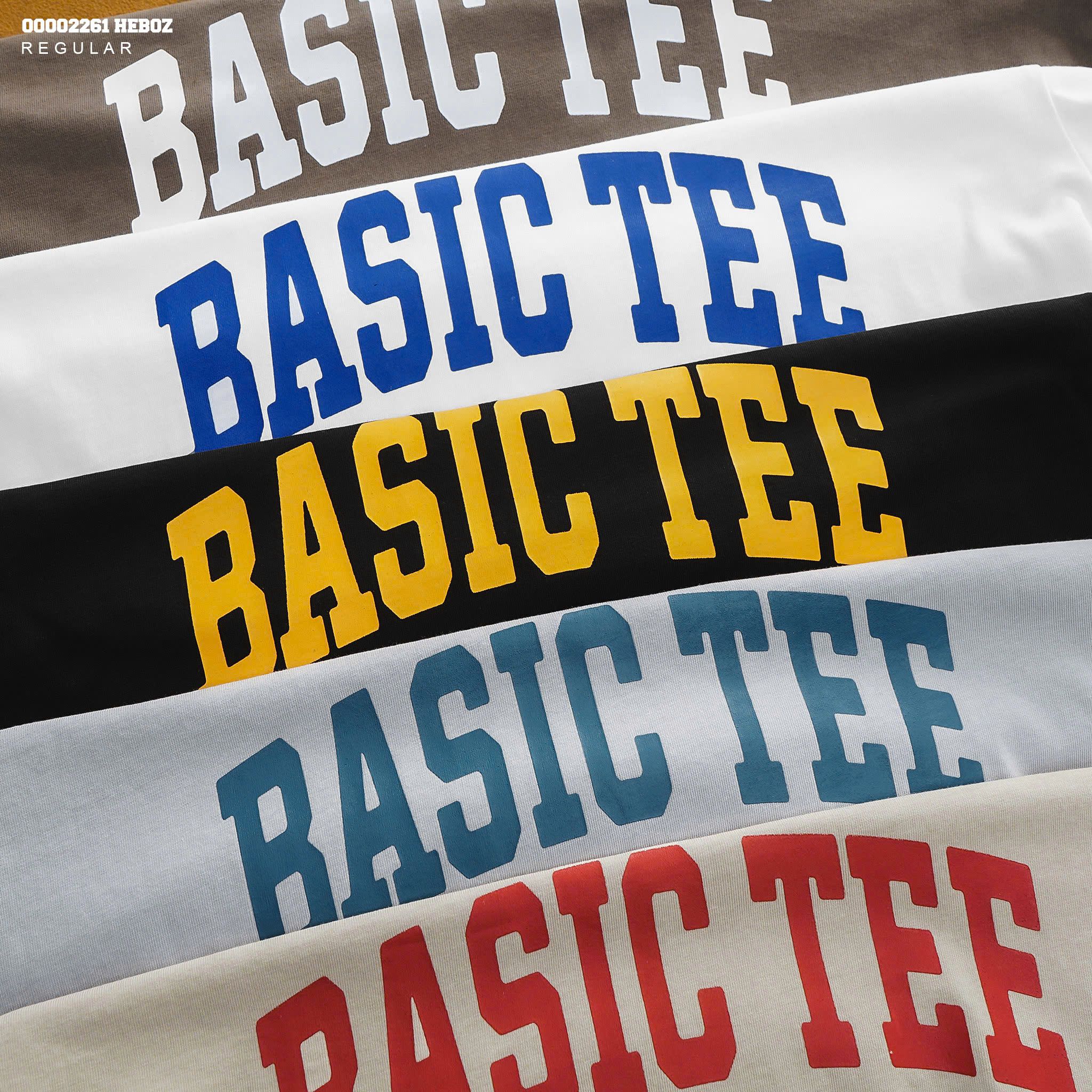 Áo thun nam Heboz basic tee 5M - 00002261