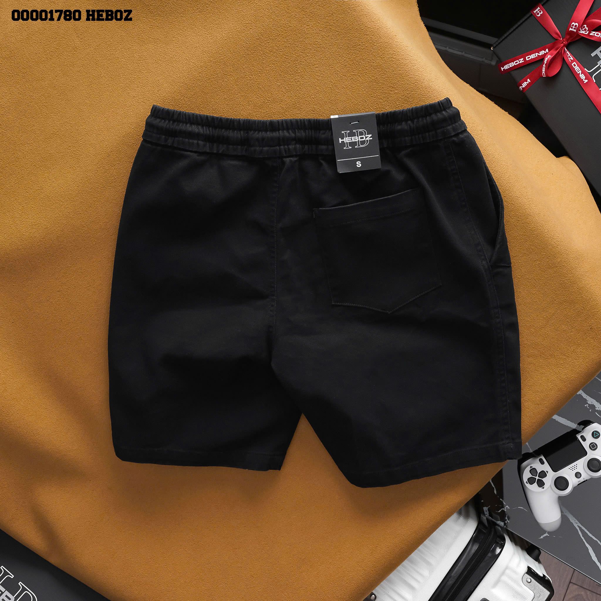Quần short kaki lưng thun Heboz 4M new - 00001780
