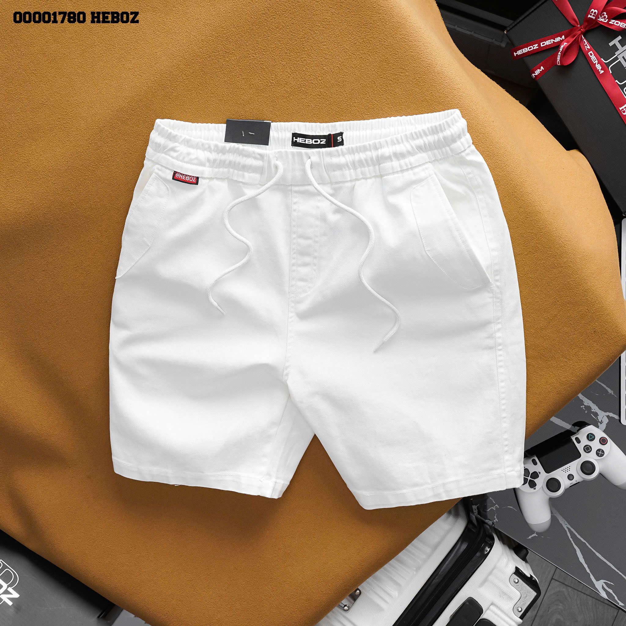 Quần short kaki lưng thun Heboz 4M new - 00001780